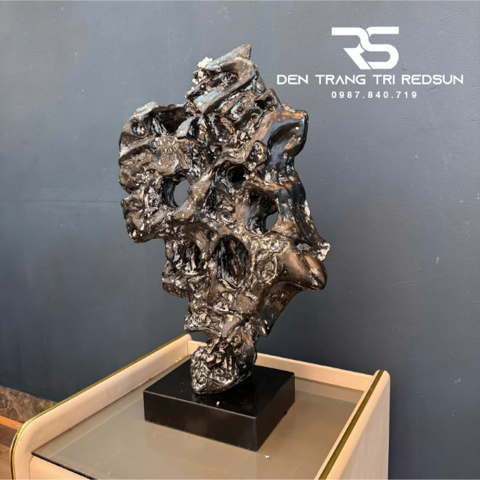 Đồ Trang Trí Nghệ Thuật Phòng Khách, Hành Lang, Sảnh Chờ Nhà Hàng, Khách Sạn Điêu Khắc Dạng Hình Học DDC-ZG007