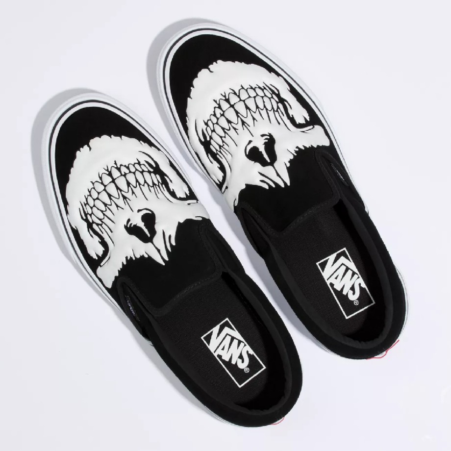vans slip on jaw bones