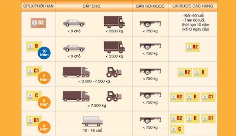 Hạng bằng lái xe đường bộ cao nhất tại Việt Nam hiện nay