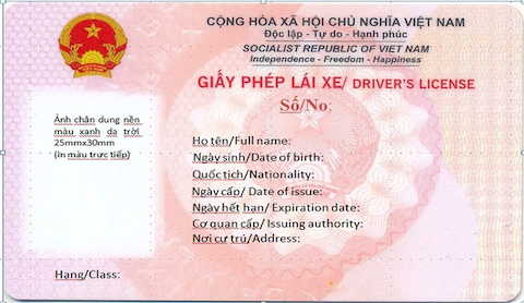 Một số hình ảnh mẫu giấy phép lái xe mới do Bộ Công an cấp năm 2025