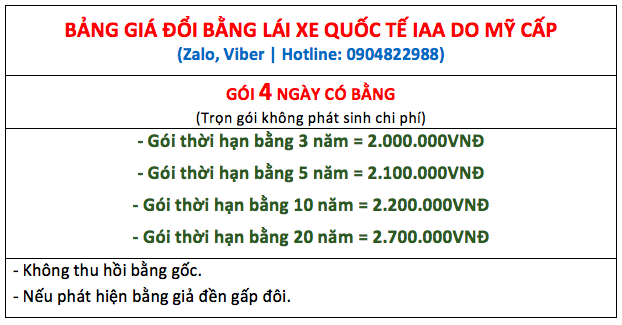 Tư vấn chi tiết về bằng lái