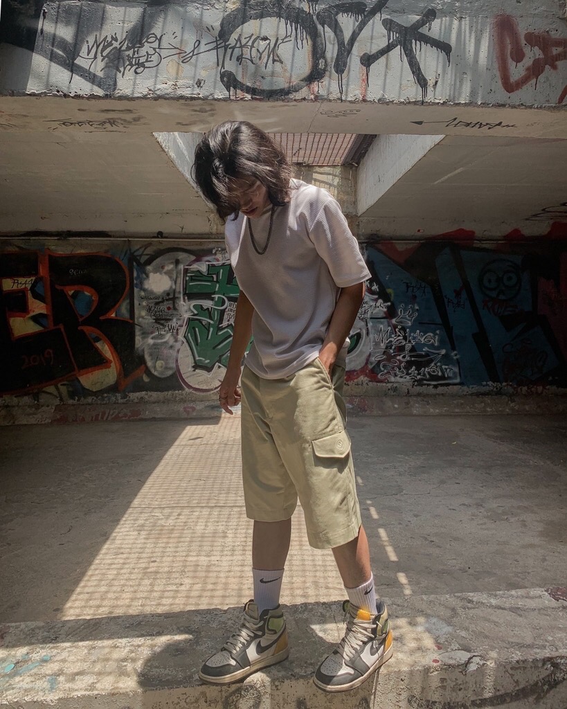 M.B.C Basic Cargo Long Shorts - Sand