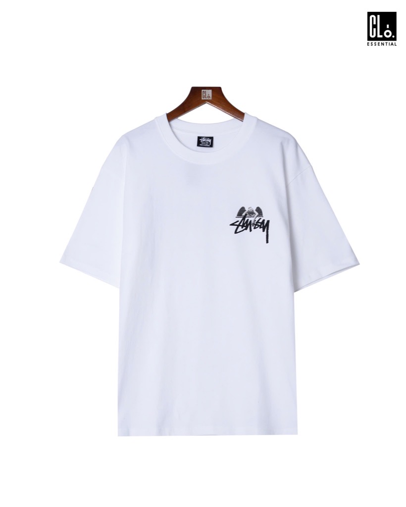 STUSSY, ANGEL T-SHIRT - WHITE