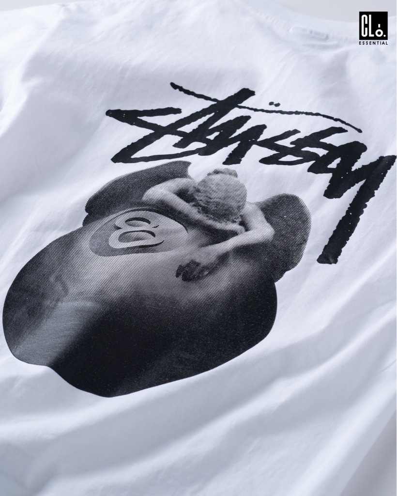 STUSSY, ANGEL T-SHIRT - WHITE