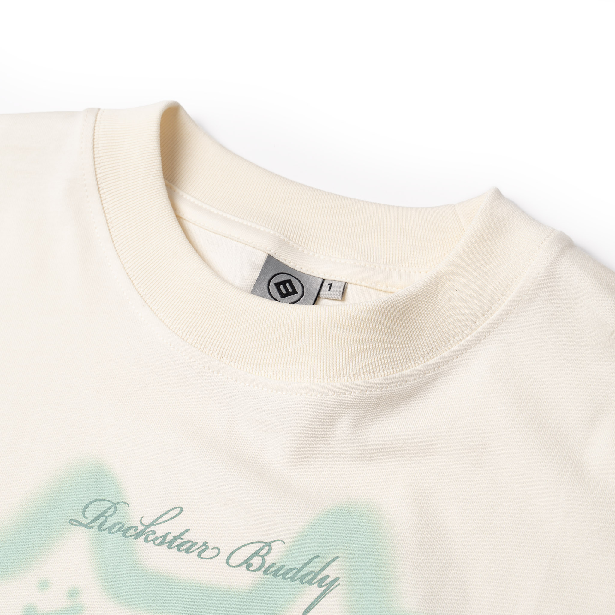 M.B.C Rockstar Buddy T-Shirt - Cream