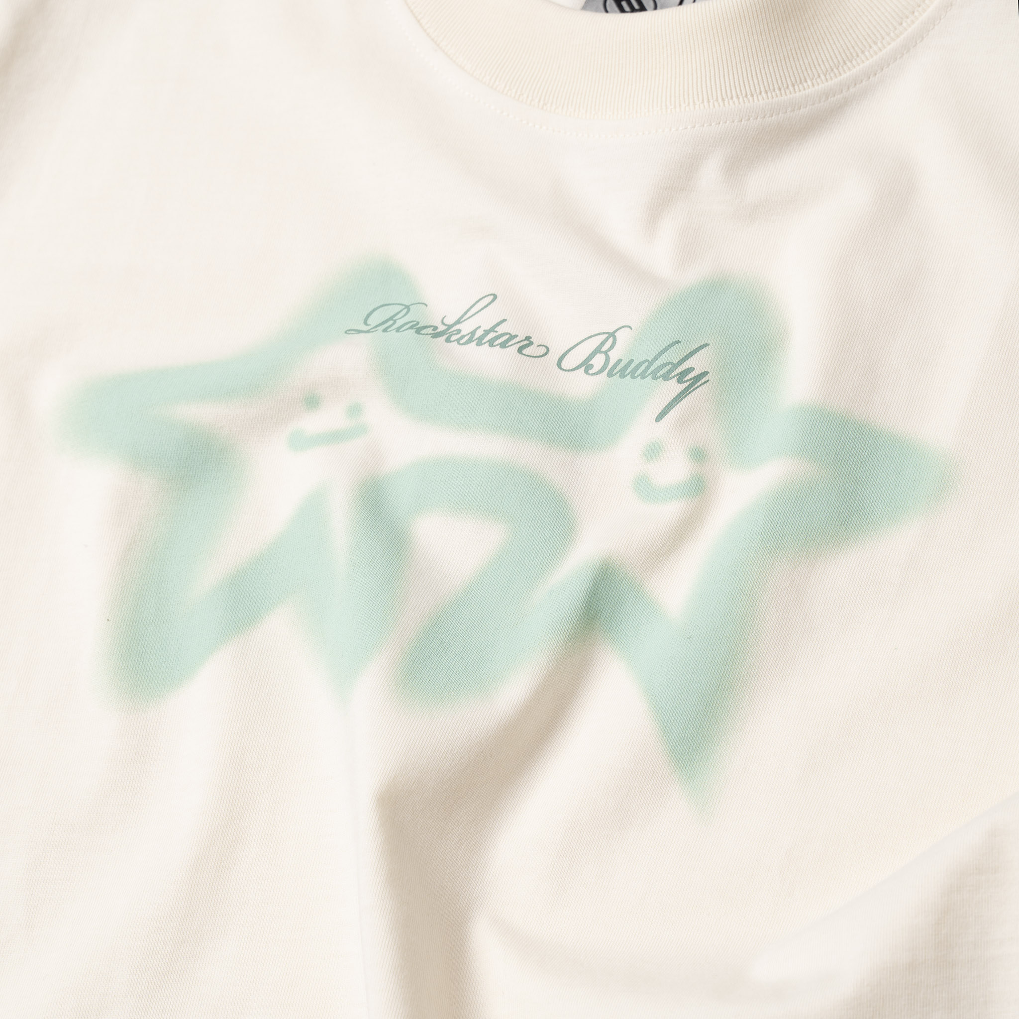 M.B.C Rockstar Buddy T-Shirt - Cream