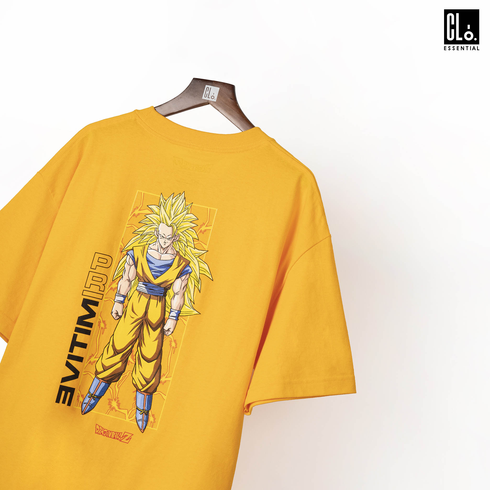 Primitive x Dragon Ball Z, Goku Glow T-Shirt - Gold | closess