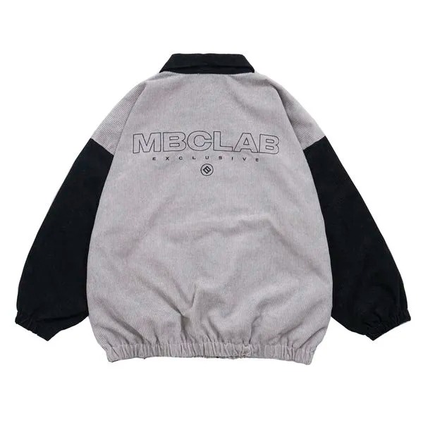 M.B.C Corduroy Exclusive Jacket - Gray/Black
