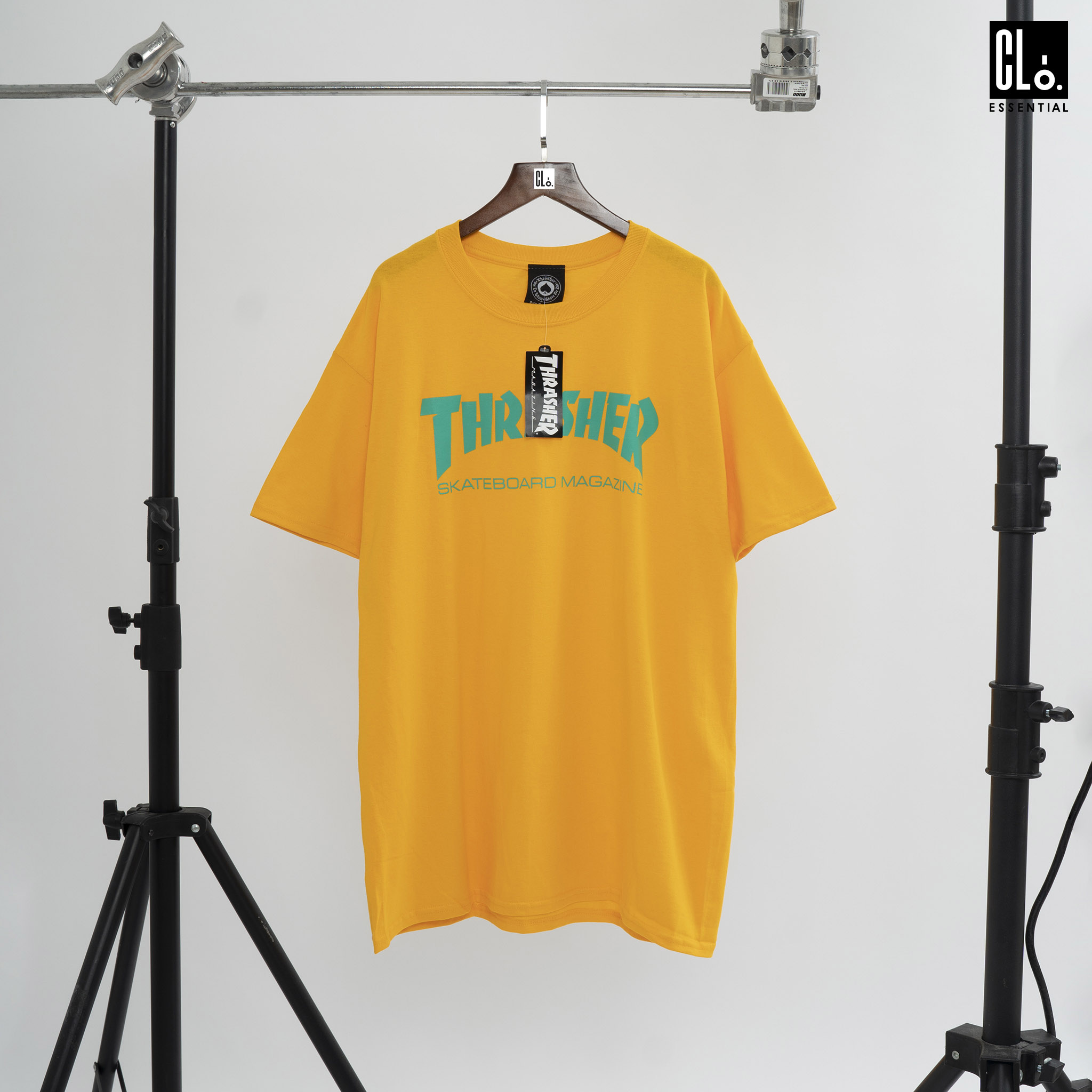 Thrasher Skate Mag TShirt/ Gold closess