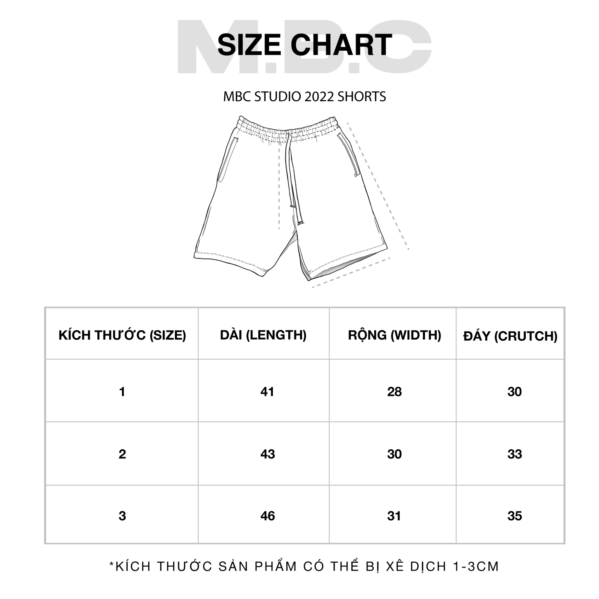 M.B.C Studio 2022 Collection Shorts - Brown