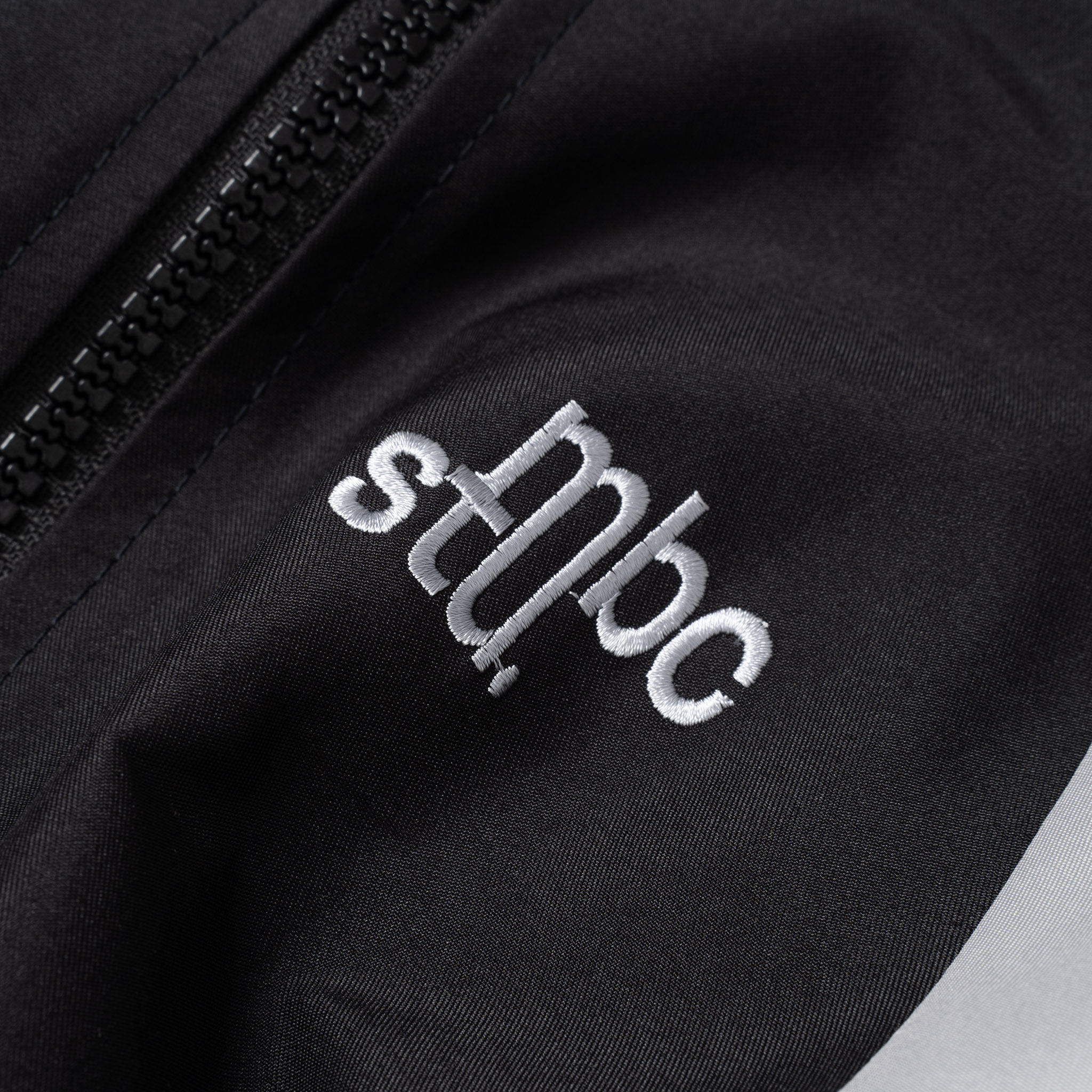 M.B.C Color-block Windbreaker Jacket - Black