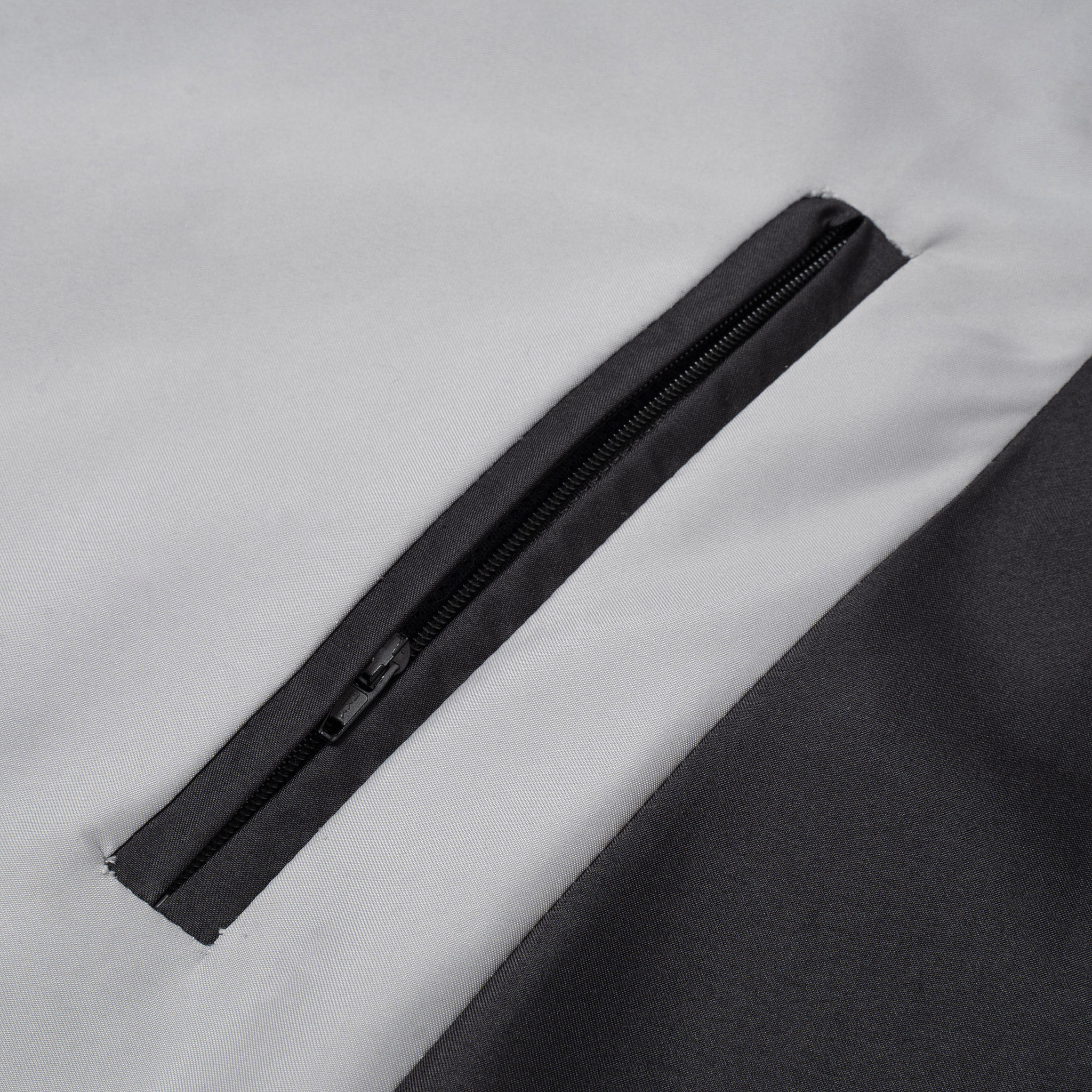 M.B.C Color-block Windbreaker Jacket - Black