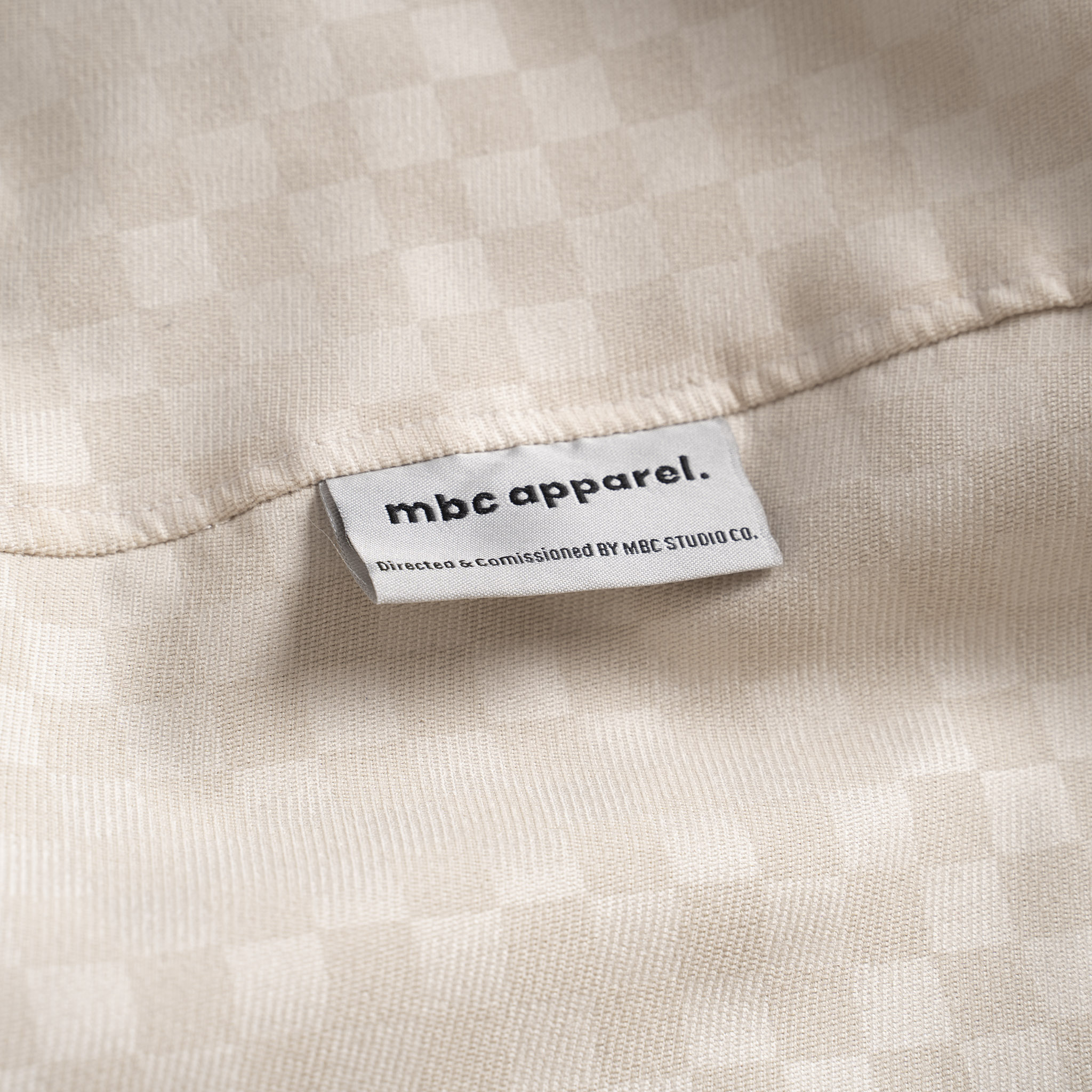 M.B.C Checked Corduroy Jacket - Cream/Black