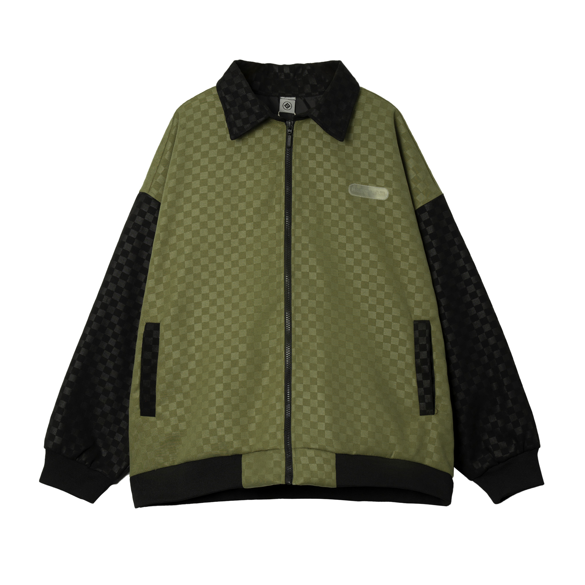 M.B.C Checked Corduroy Jacket - Green/ Black