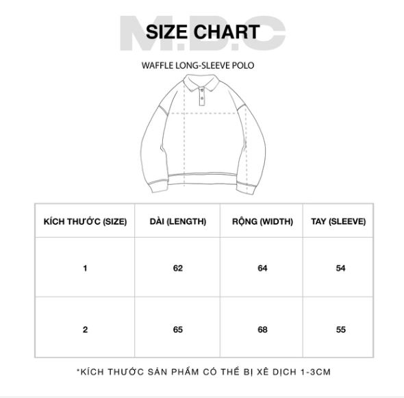 M.B.C Waffle Long-sleeve Polo - Brown