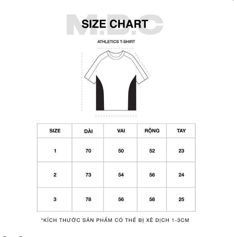 M.B.C Athletics T-Shirt - Black