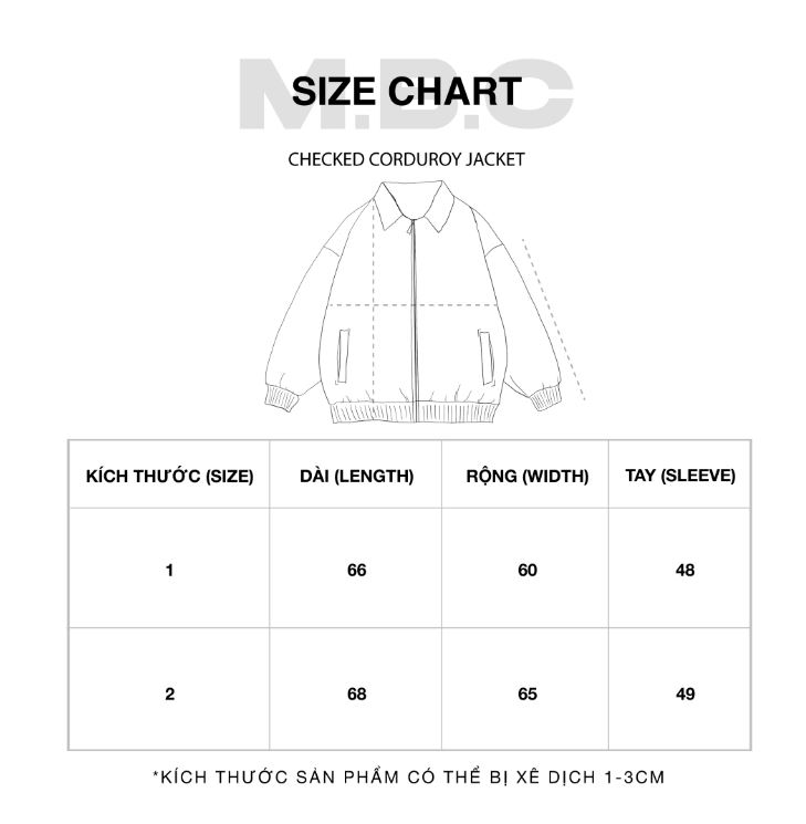 M.B.C Checked Corduroy Jacket - Green/ Black
