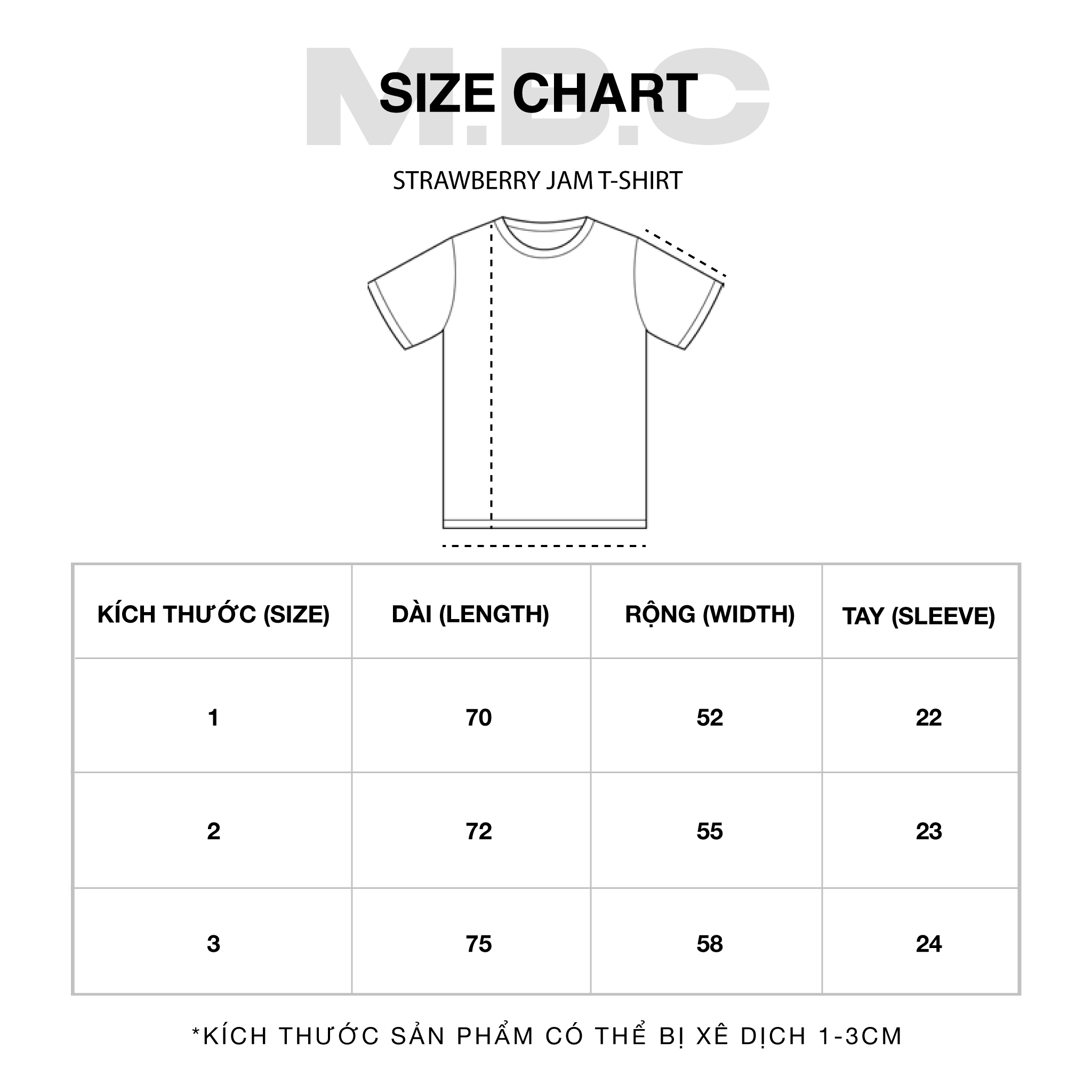 M.B.C Strawberry Jam T-shirt - White