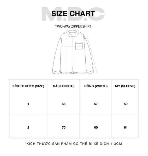 M.B.C Two-way Zipper Collar Jacket - Black