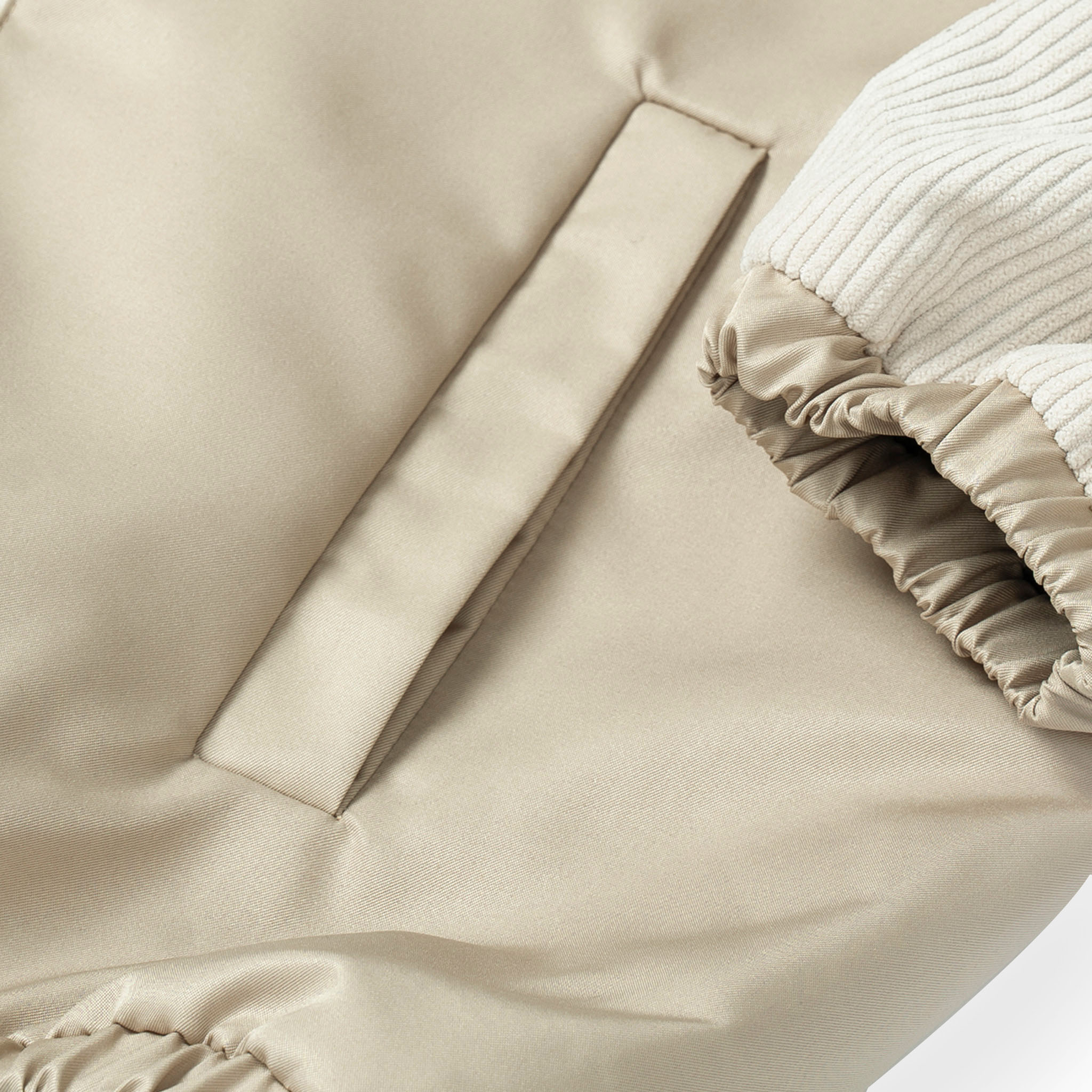 M.B.C Corduroy Nylon Jacket - Beige