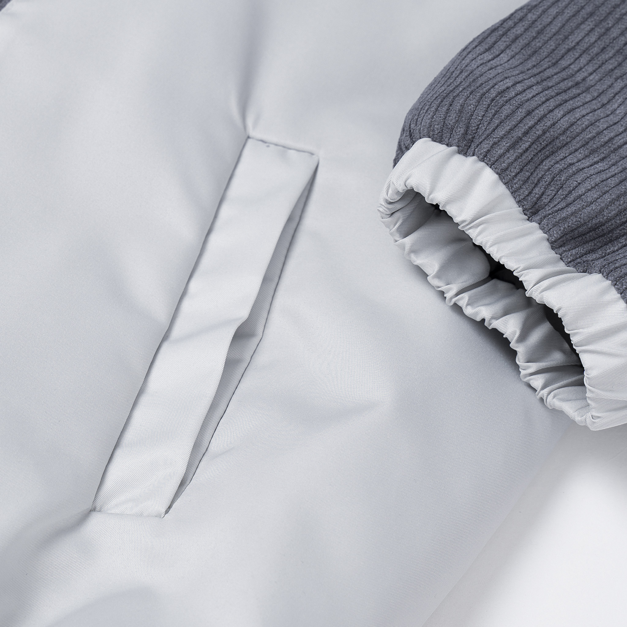 M.B.C Corduroy Nylon Jacket - Gray