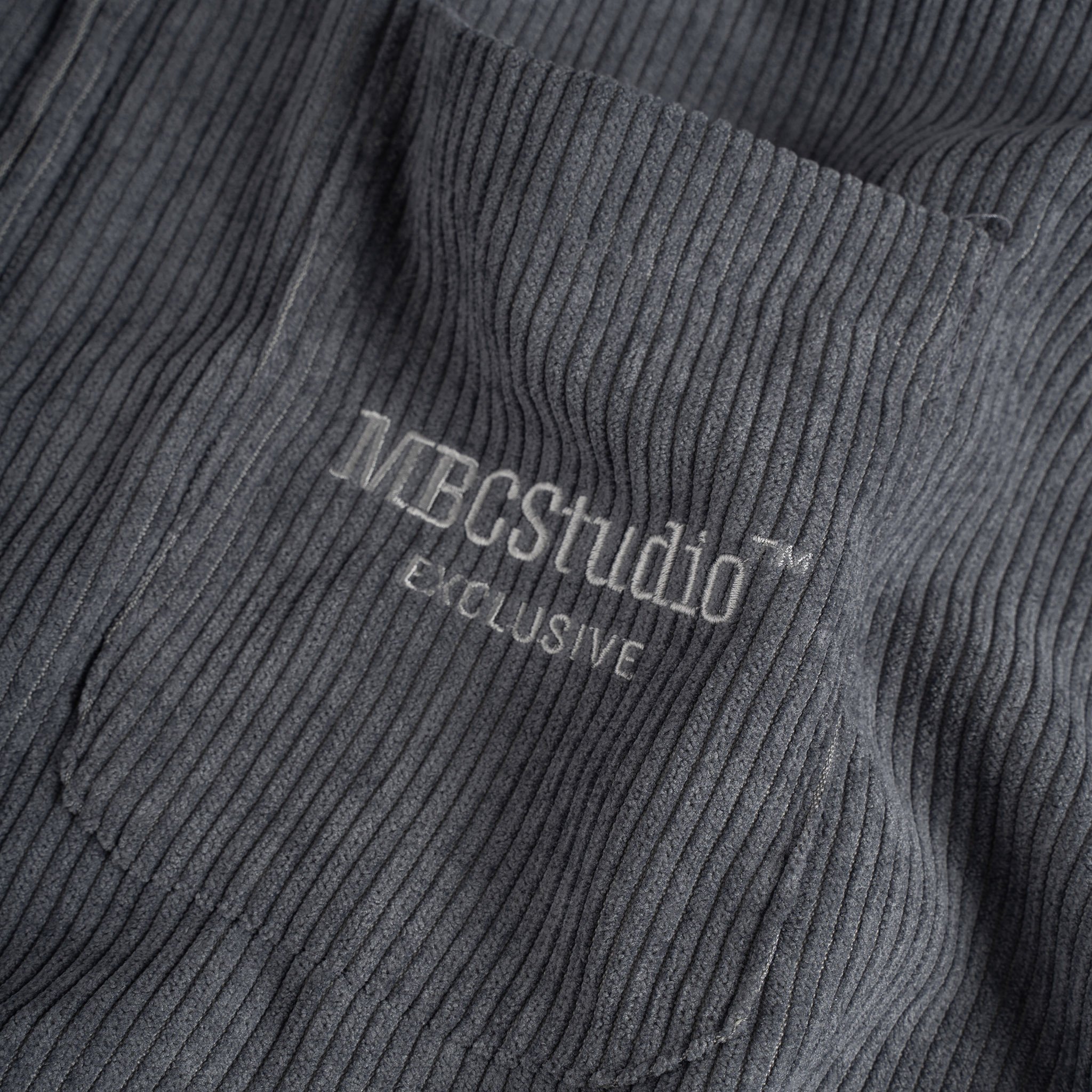 M.B.C Two-way Zipper Collar Jacket - Gray