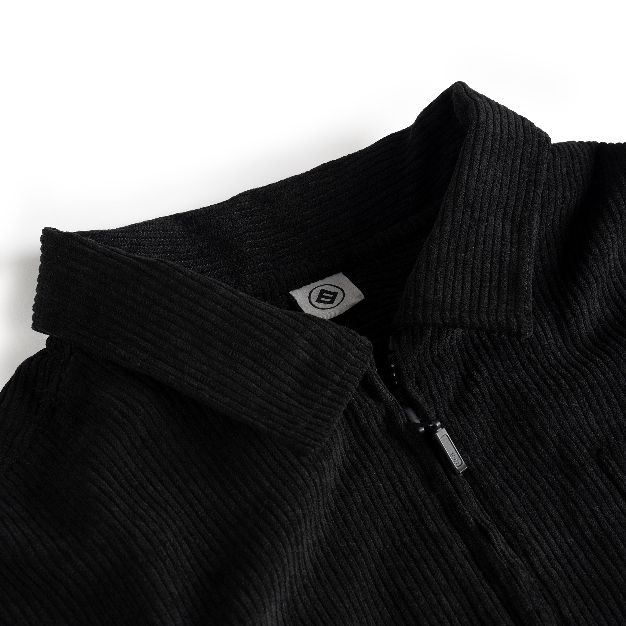 M.B.C Two-way Zipper Collar Jacket - Black