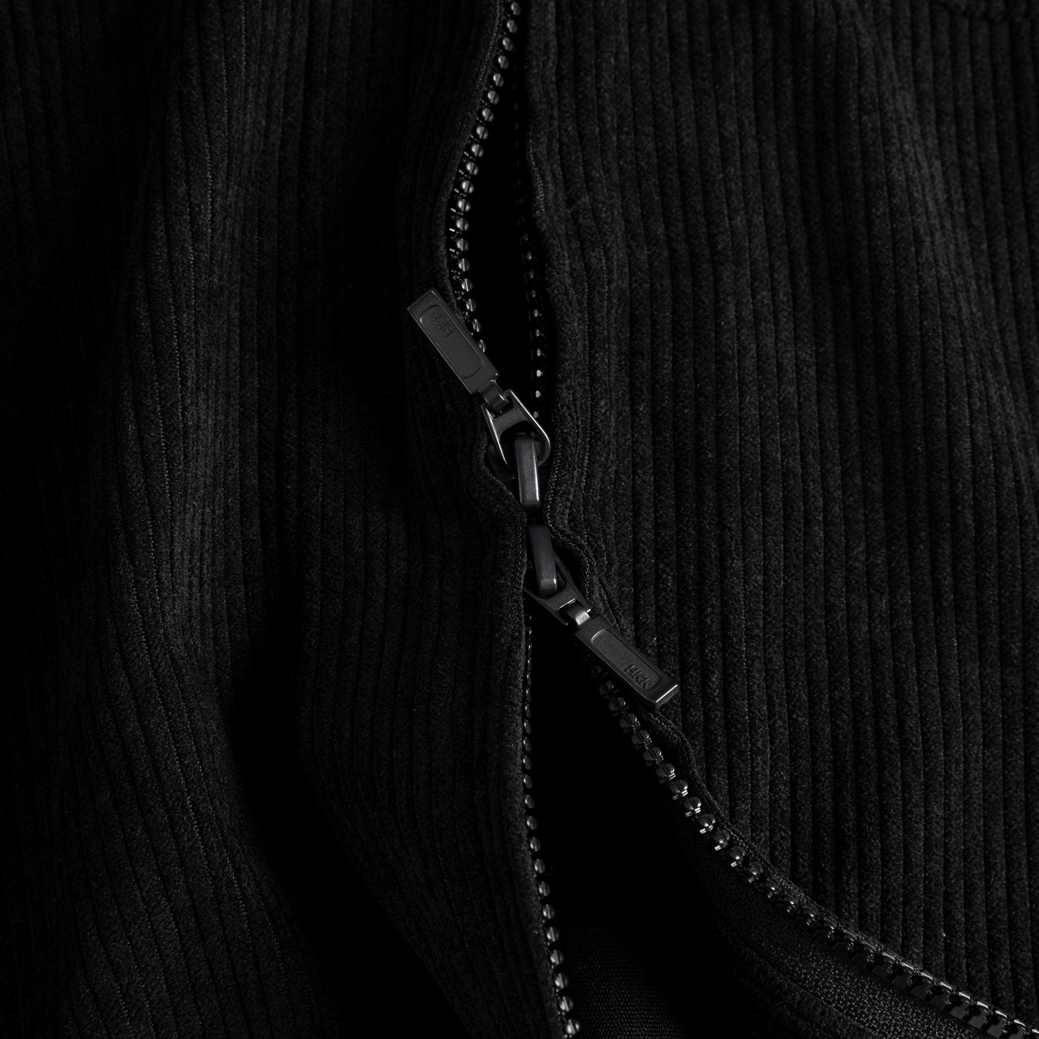 M.B.C Two-way Zipper Collar Jacket - Black