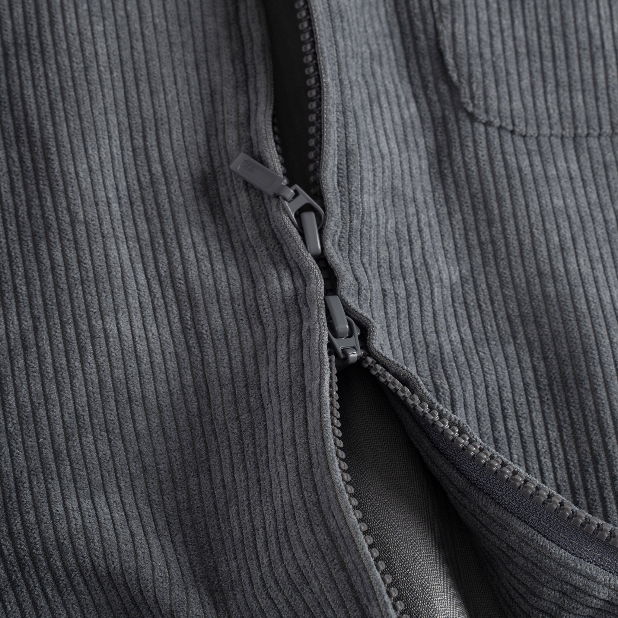 M.B.C Two-way Zipper Collar Jacket - Gray