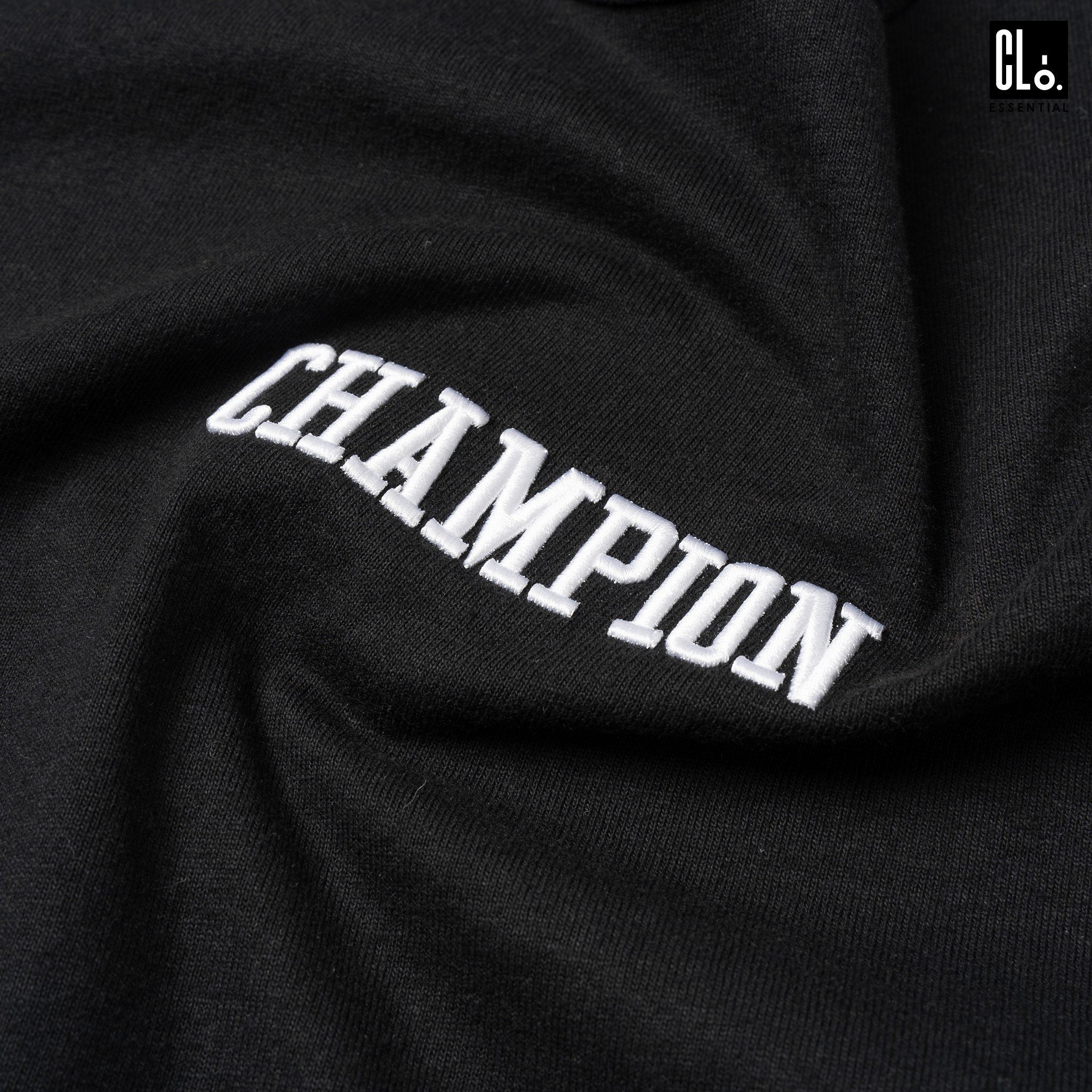 Champion, Heritage Bookstore Logo T-Shirt - Black