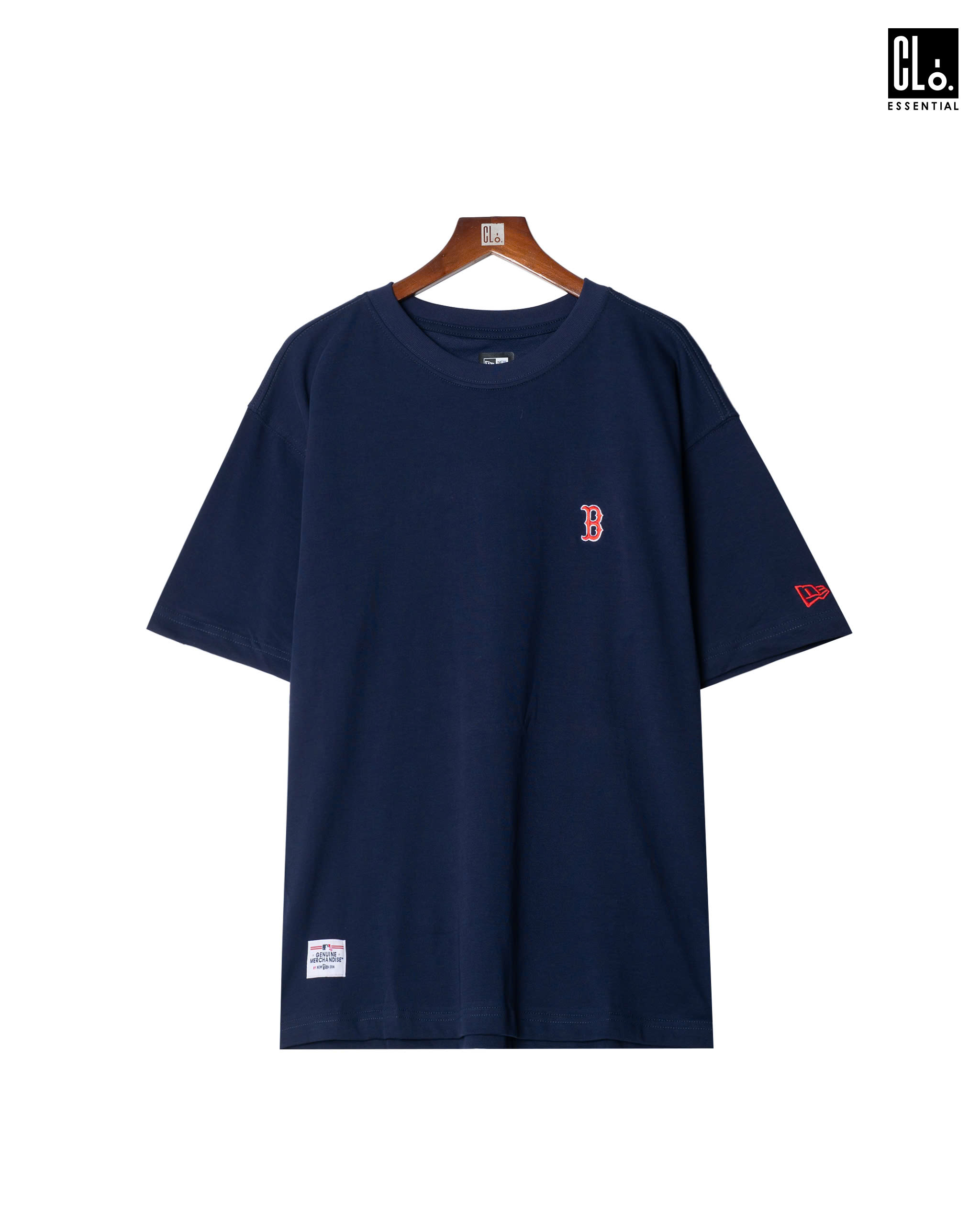 New Era, Ap Ne Essential Basic Embroider Logo T-Shirt - Navy