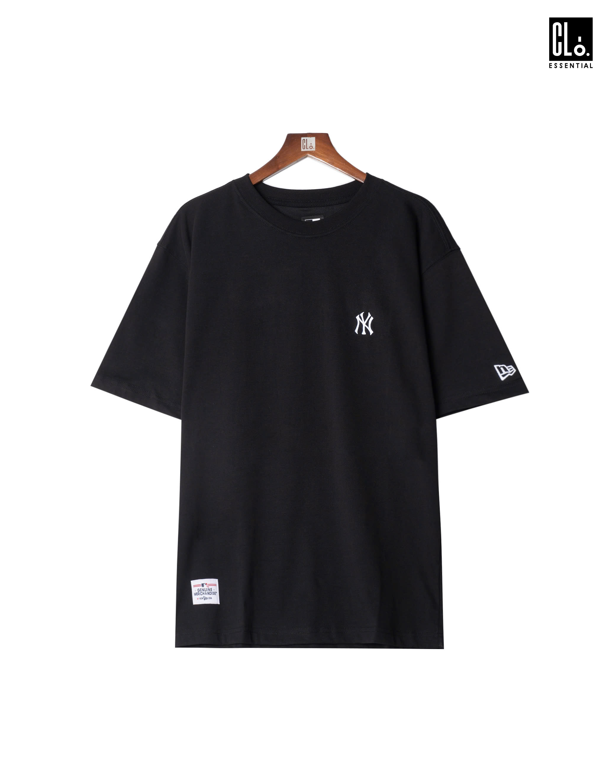 New Era, Ap Ne Essential Basic Embroider Logo T-Shirt - Black