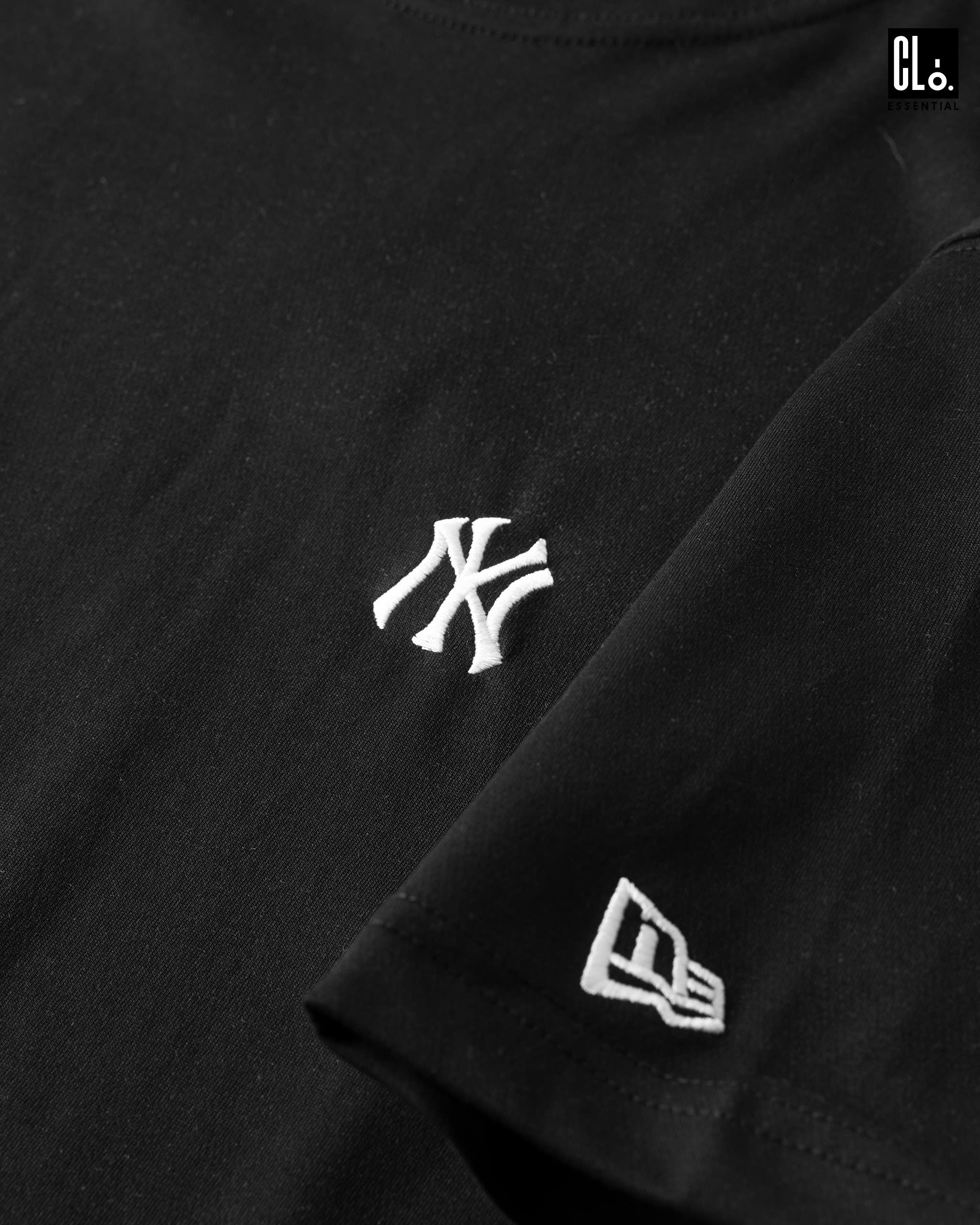 New Era, Ap Ne Essential Basic Embroider Logo T-Shirt - Black