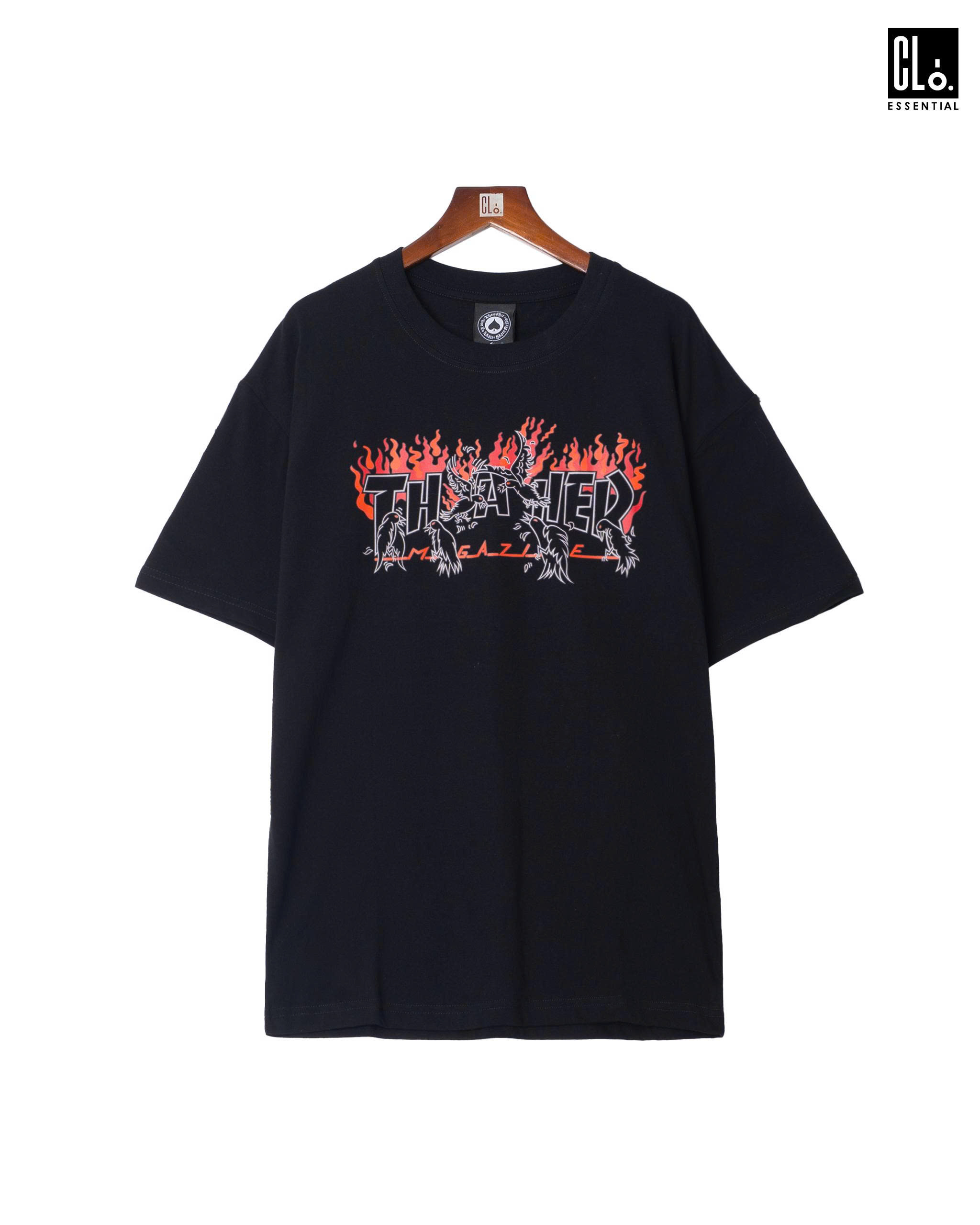 Thrasher, Crow Logo T - Shirt - Black