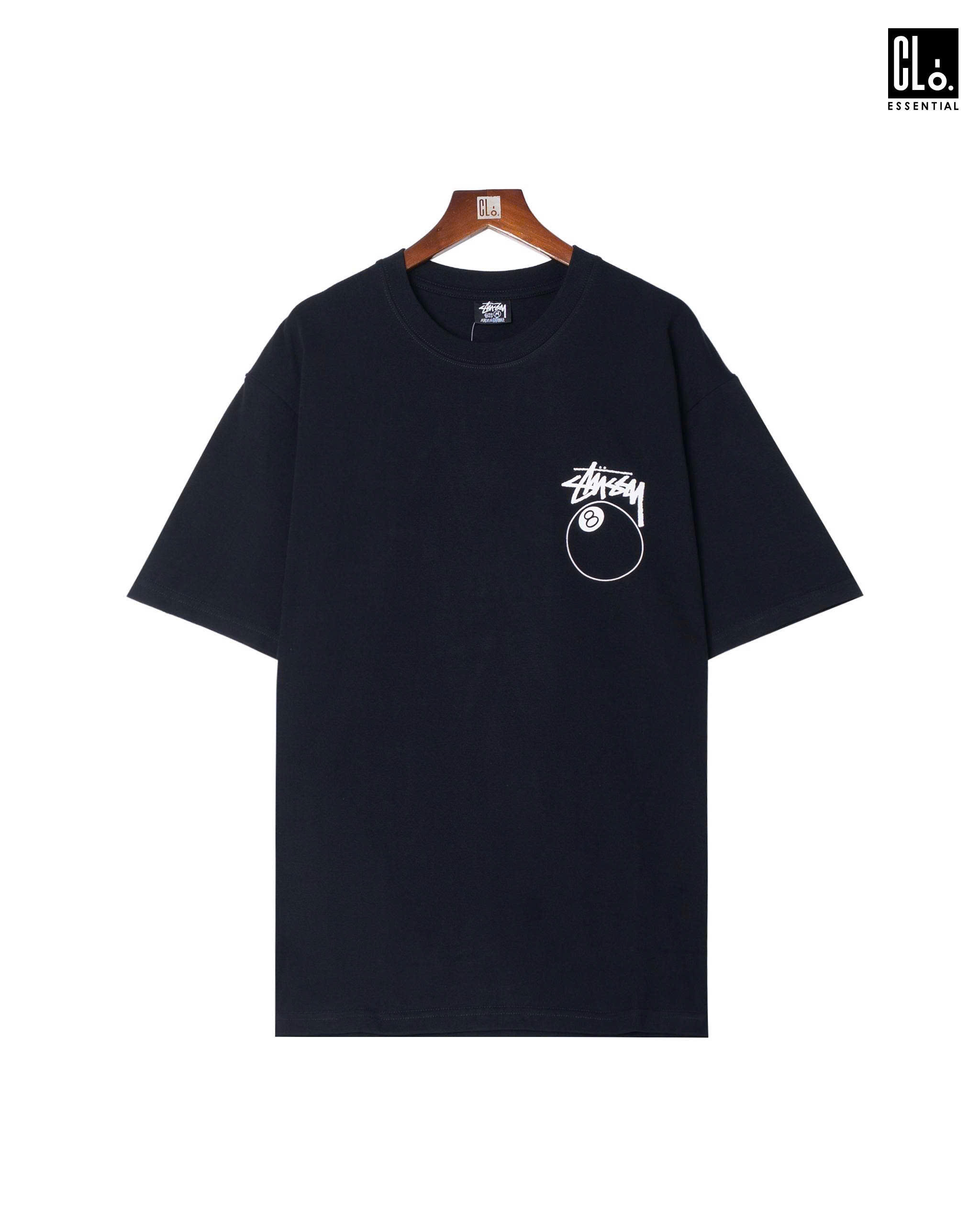 Stussy, 8 Ball Pigment Dyed T-Shirt - Black