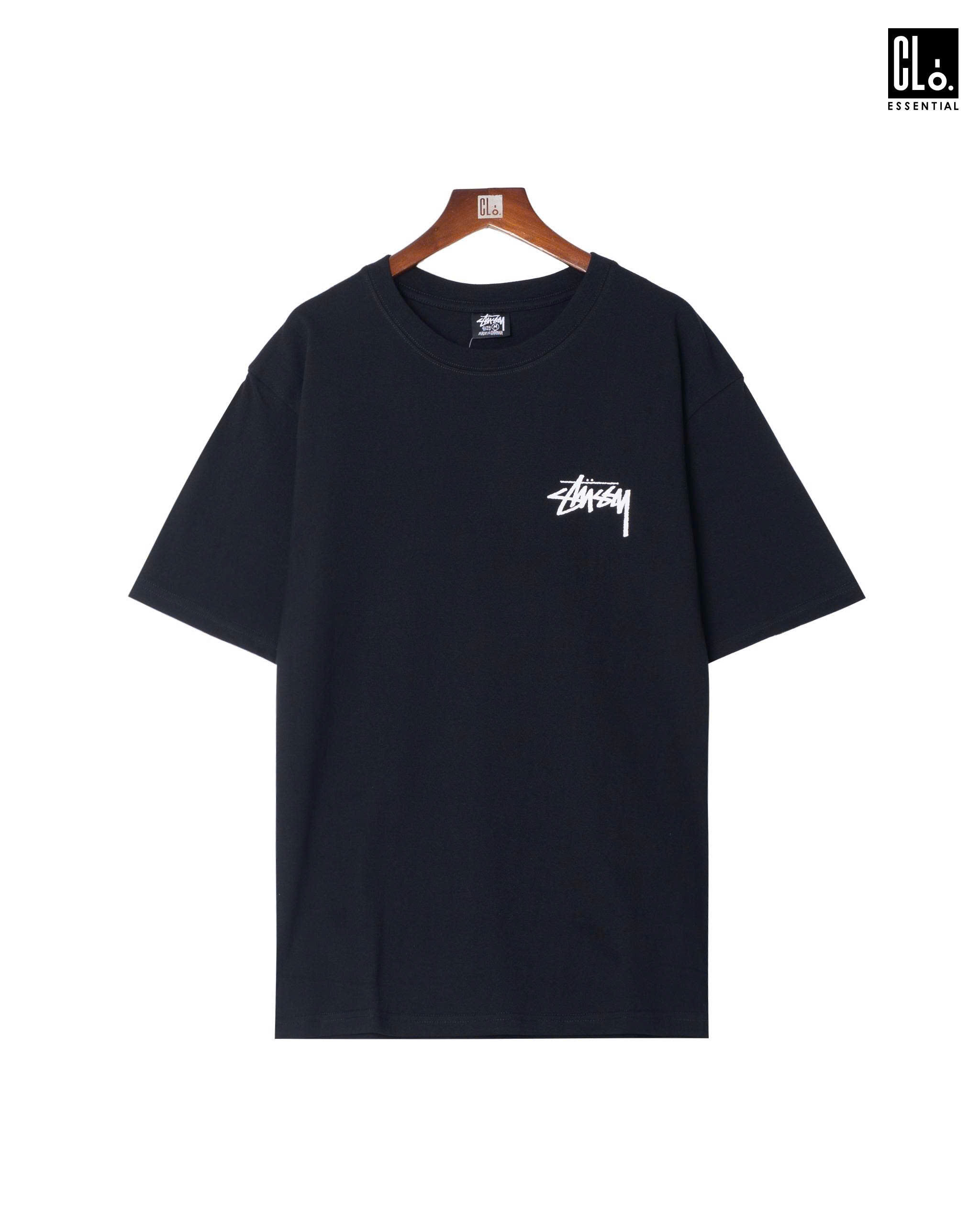 STUSSY WITHERED FLOWER T-SHIRT - BLACK