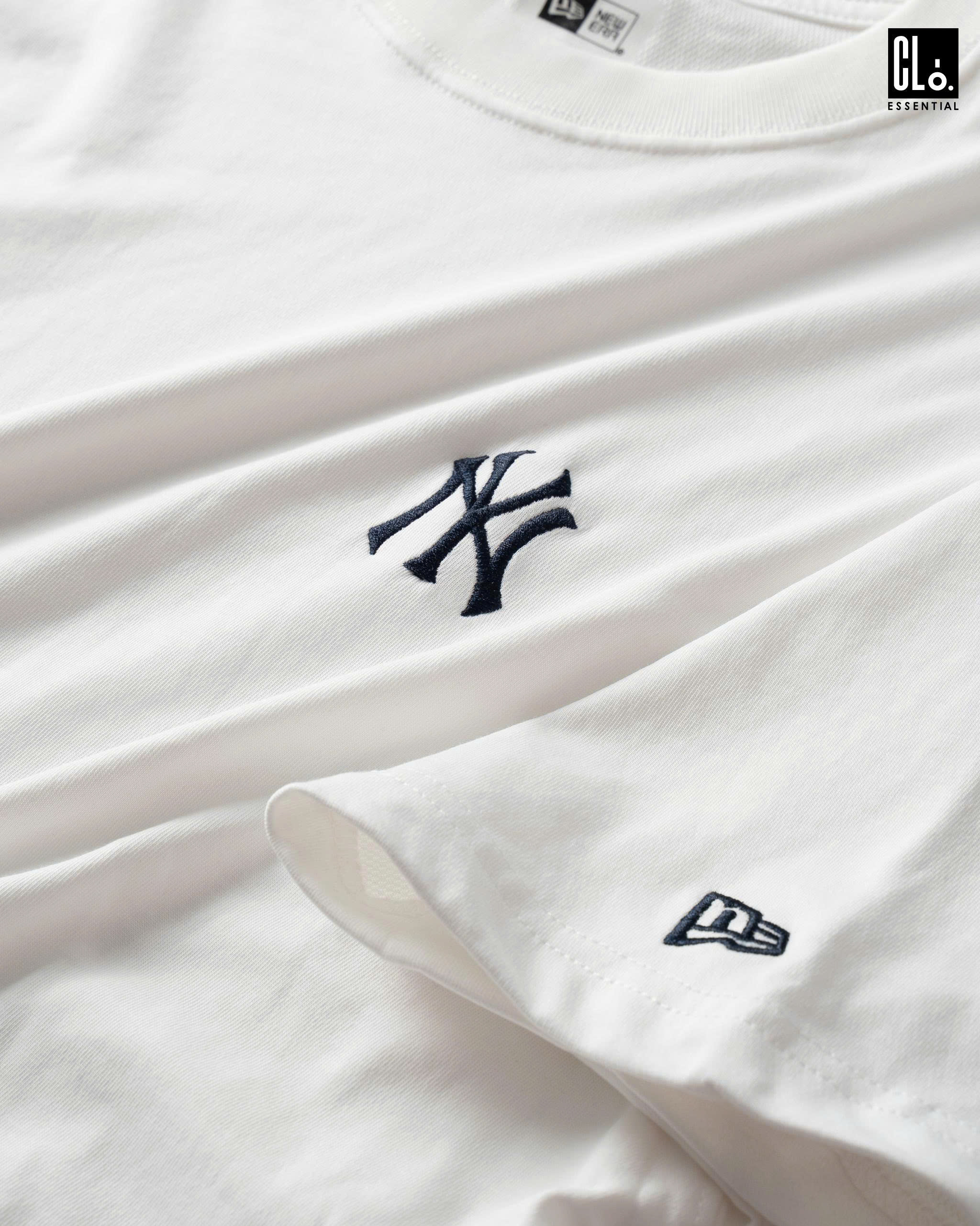 New Era, Ap Ne Basic Embroider Logo T-Shirt - White