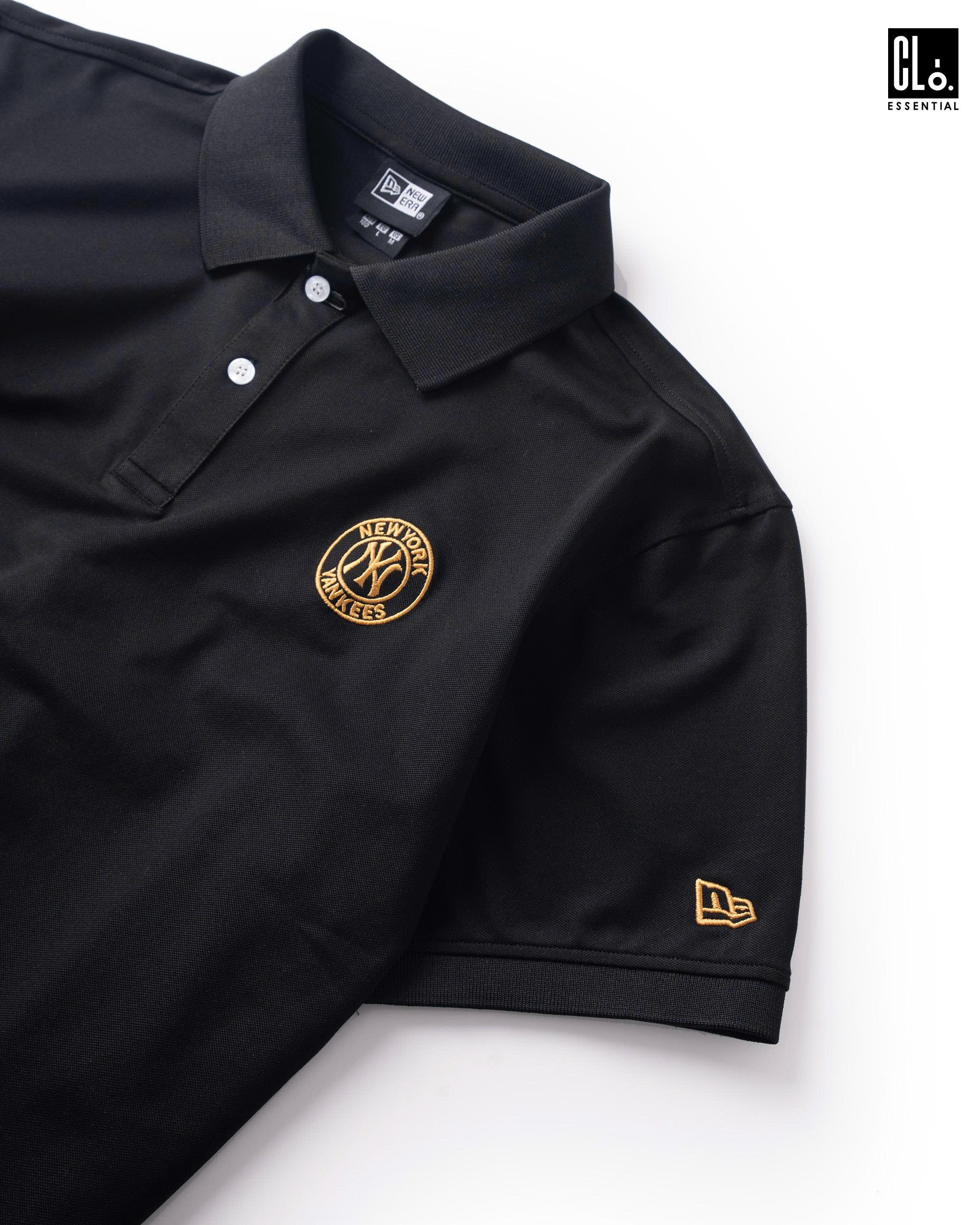 New Era, AP MLB POLO NEWYORK CLASSIC - BLACK