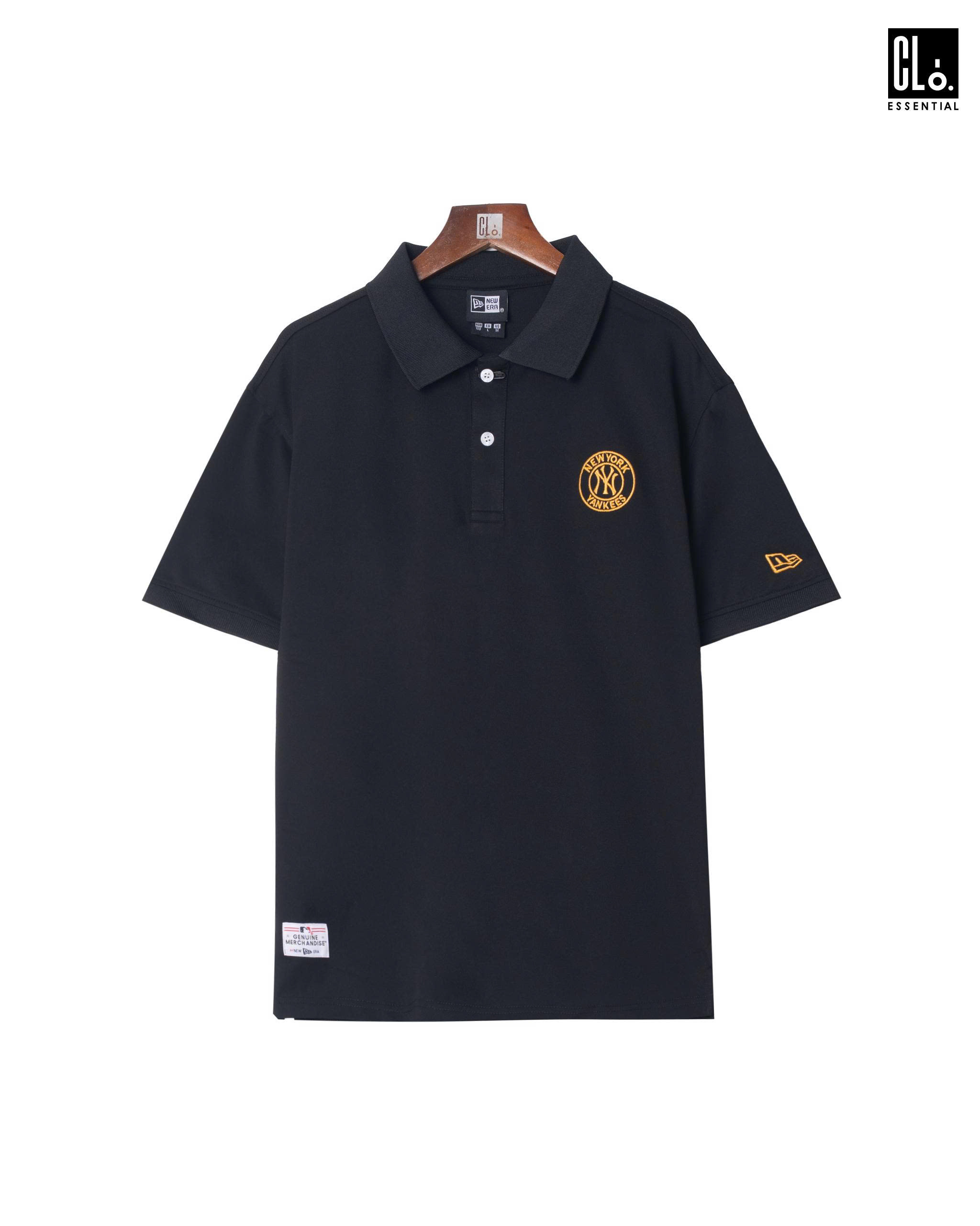 New Era, AP MLB POLO NEWYORK CLASSIC - BLACK