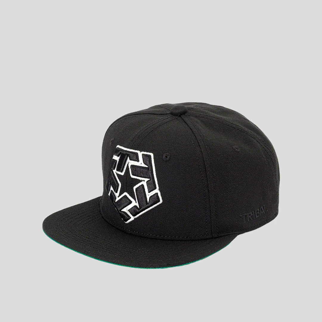 Tribal, Gear 3D T-Star Snapback Cap - Black