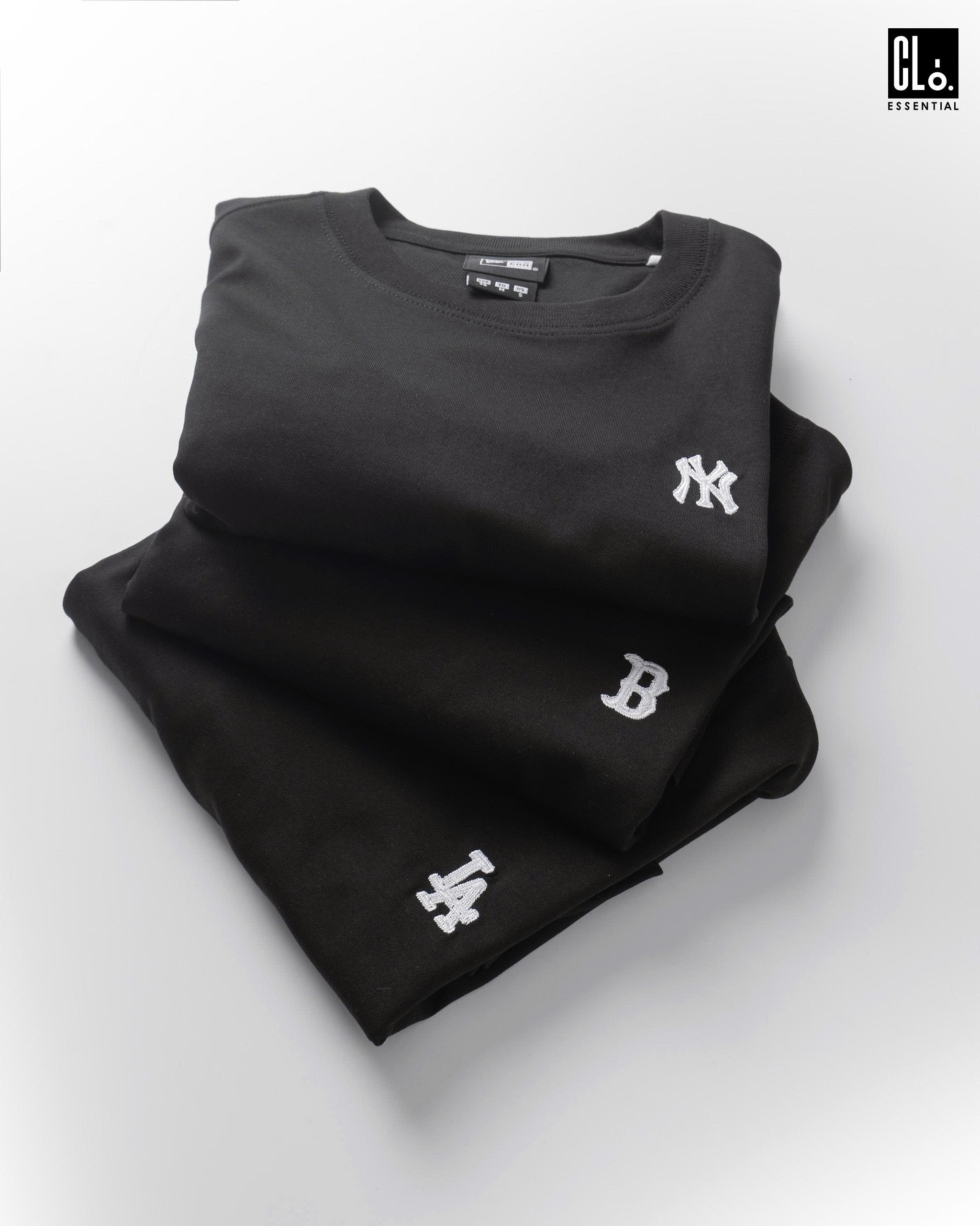 New Era, Ap Ne Basic Two Tag  LOGO NY T-Shirt - Black