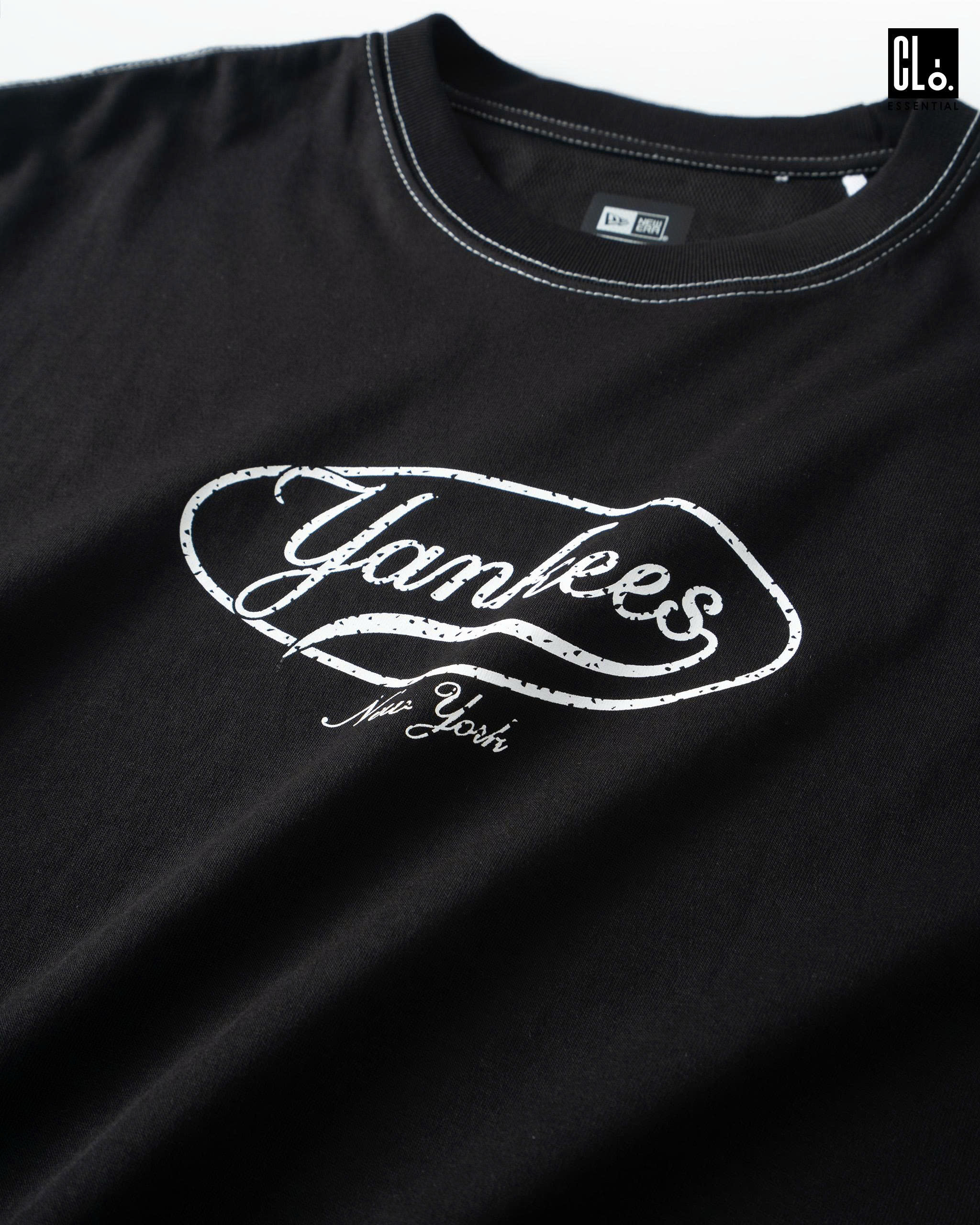 New Era, AP MLB SCRIPT NY - Black