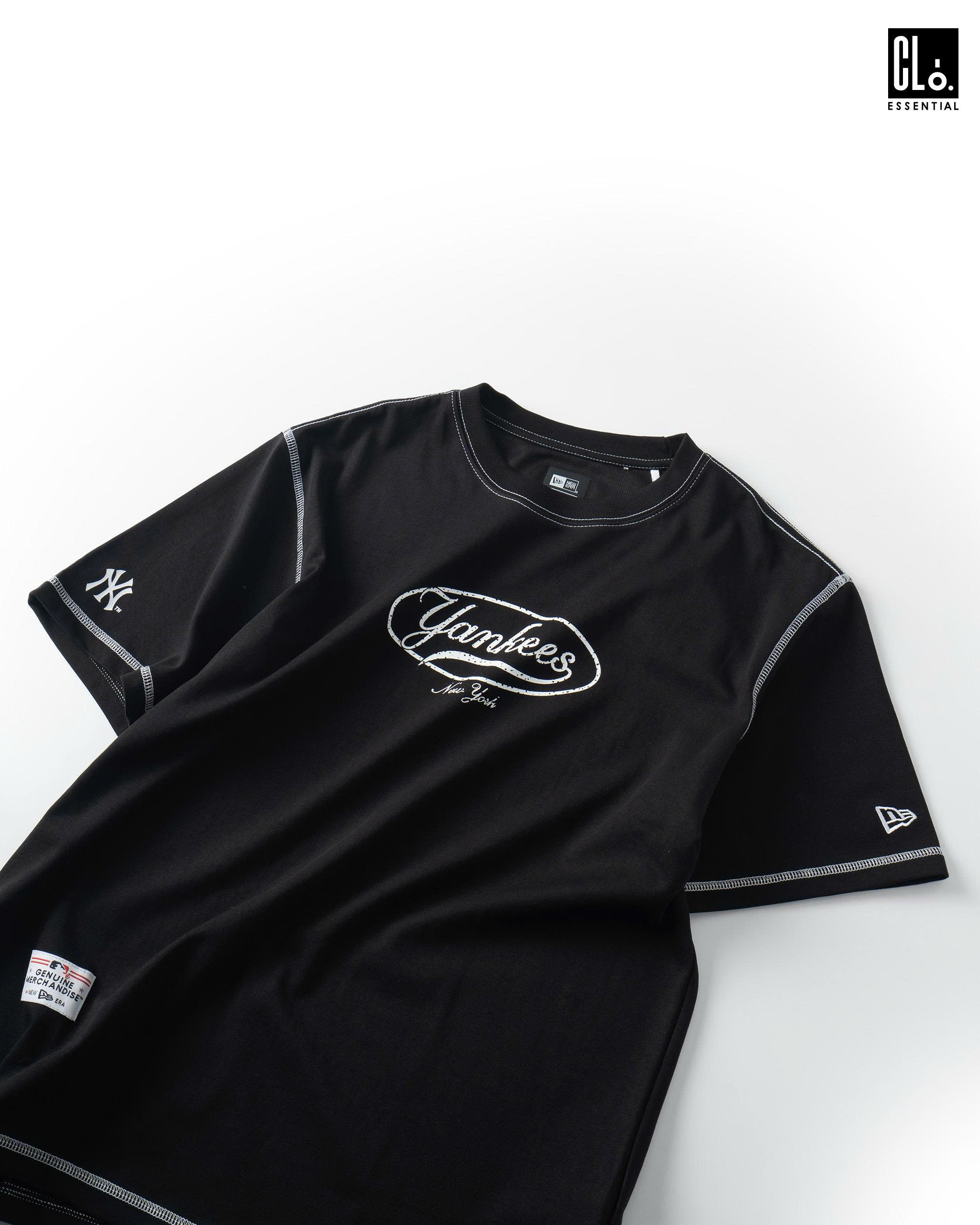 New Era, AP MLB SCRIPT NY - Black