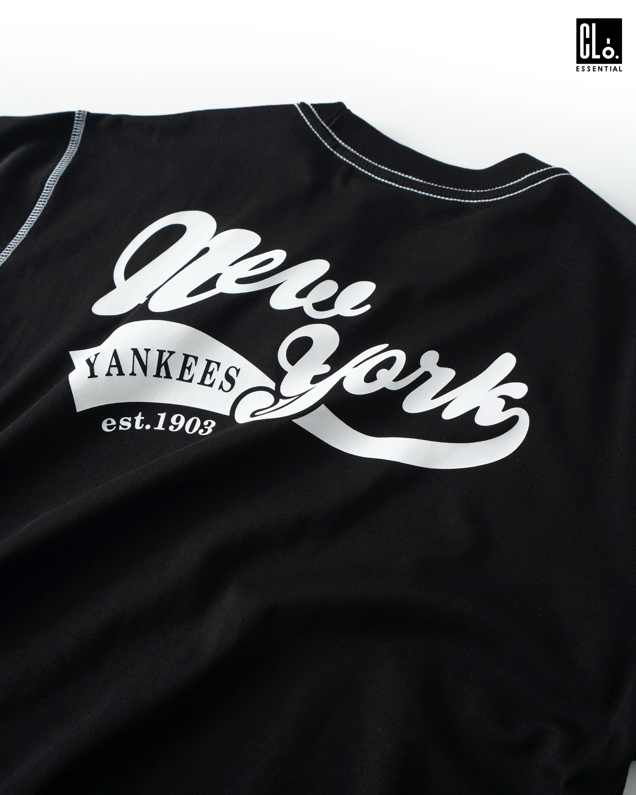 New Era, AP MLB SCRIPT NY - Black