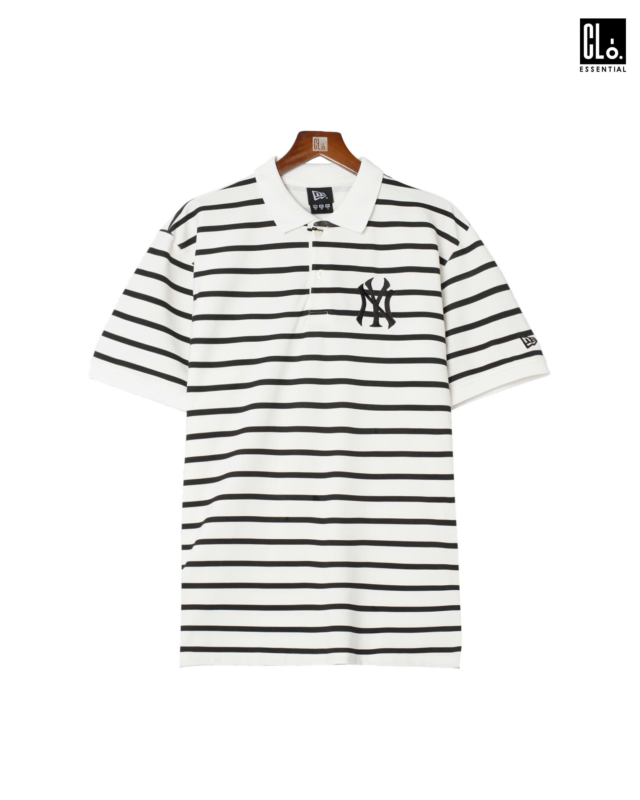 New Era, AP MLB POLO SHIRT NEYYAN - WHITE