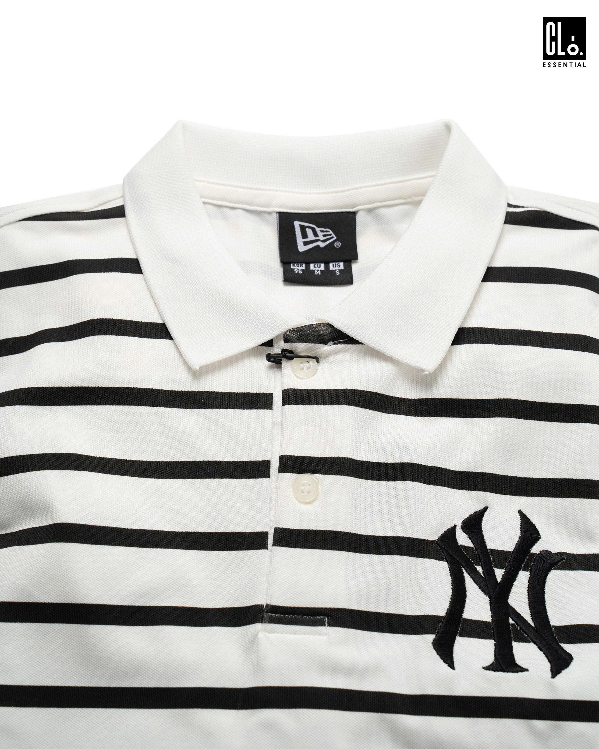 New Era, AP MLB POLO SHIRT NEYYAN - WHITE