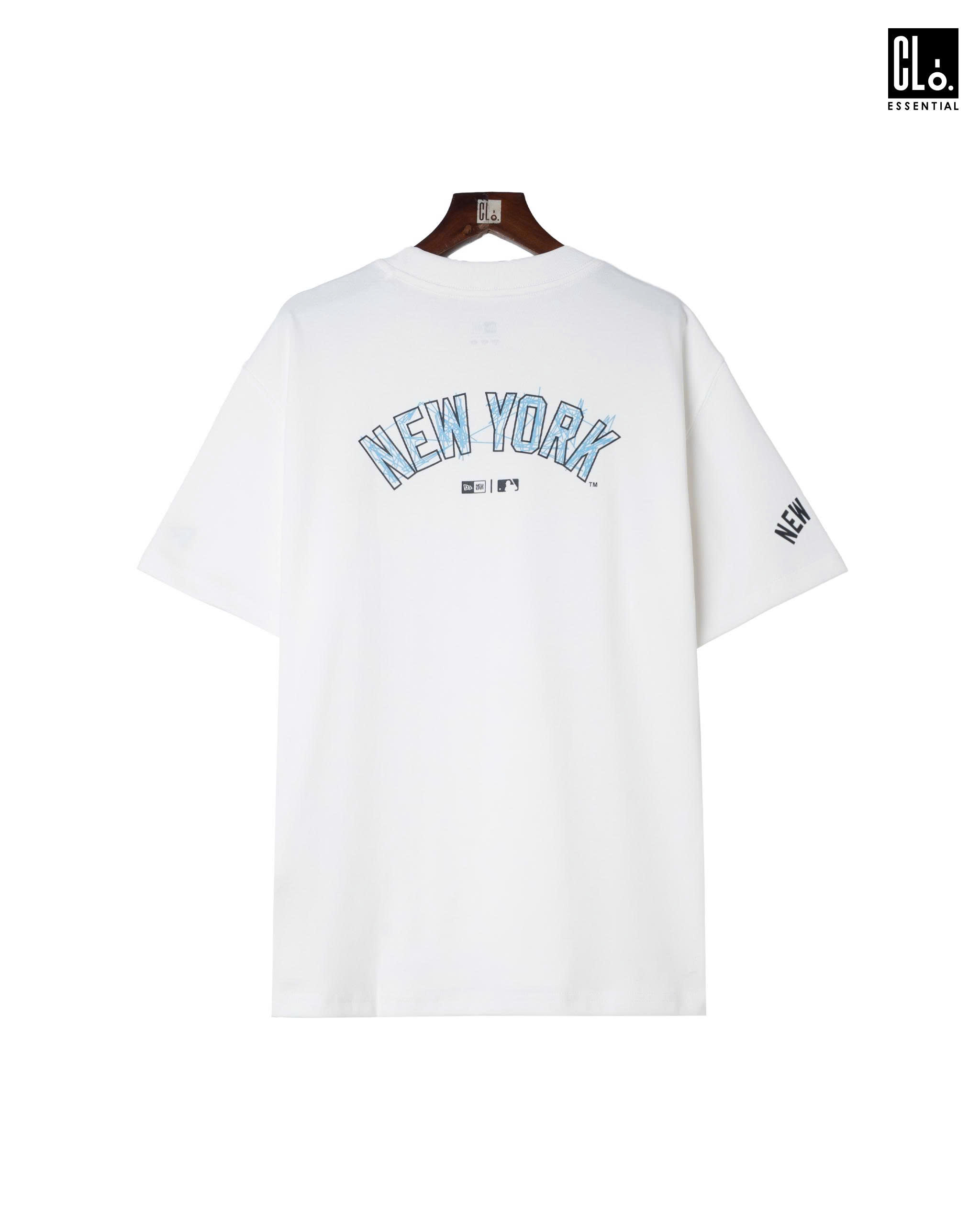 NEWERA, AP NE BASIC LOGO NEWYORK - WHITE