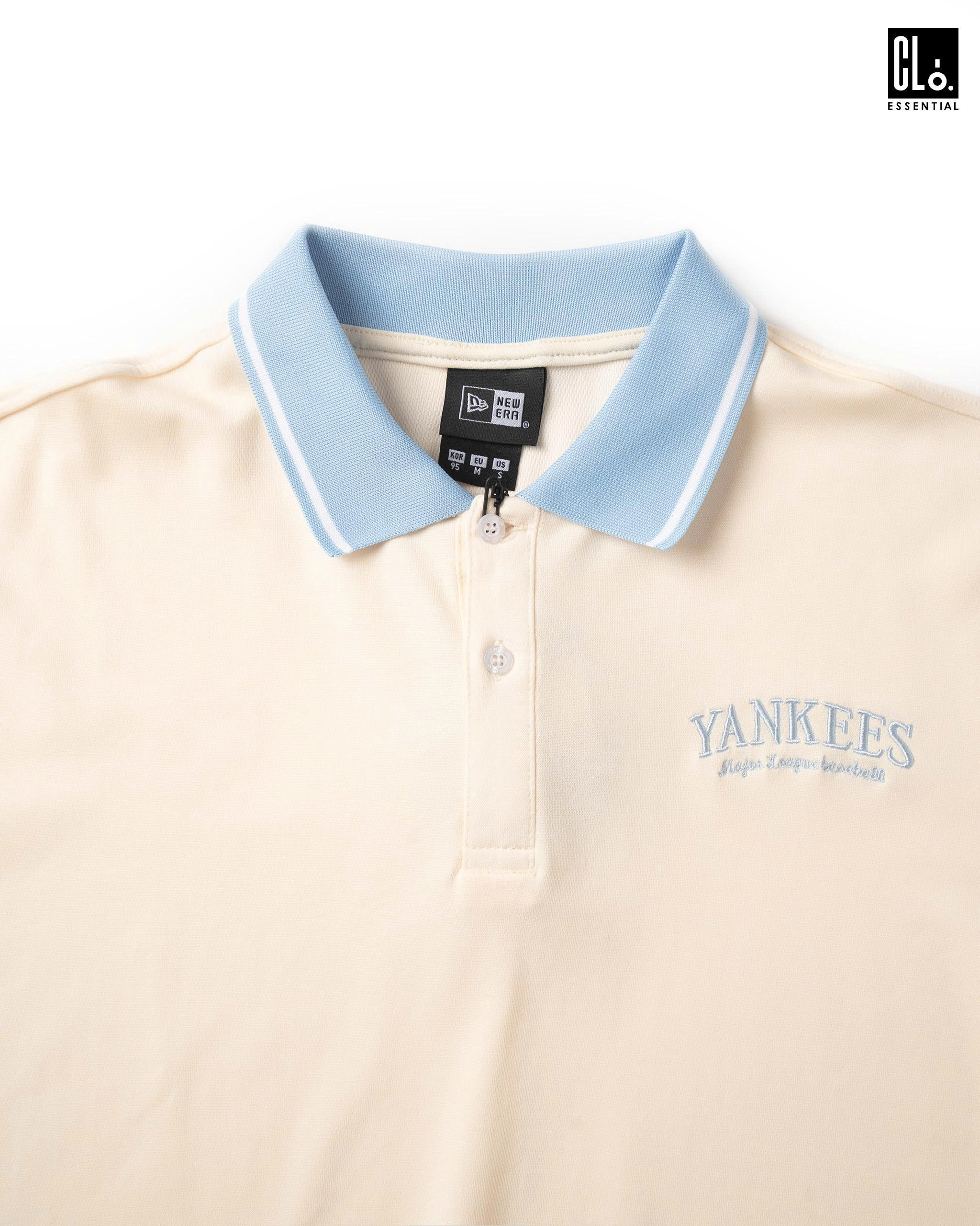 New Era, Ap MLB NewYork Yankees Polo - Cream