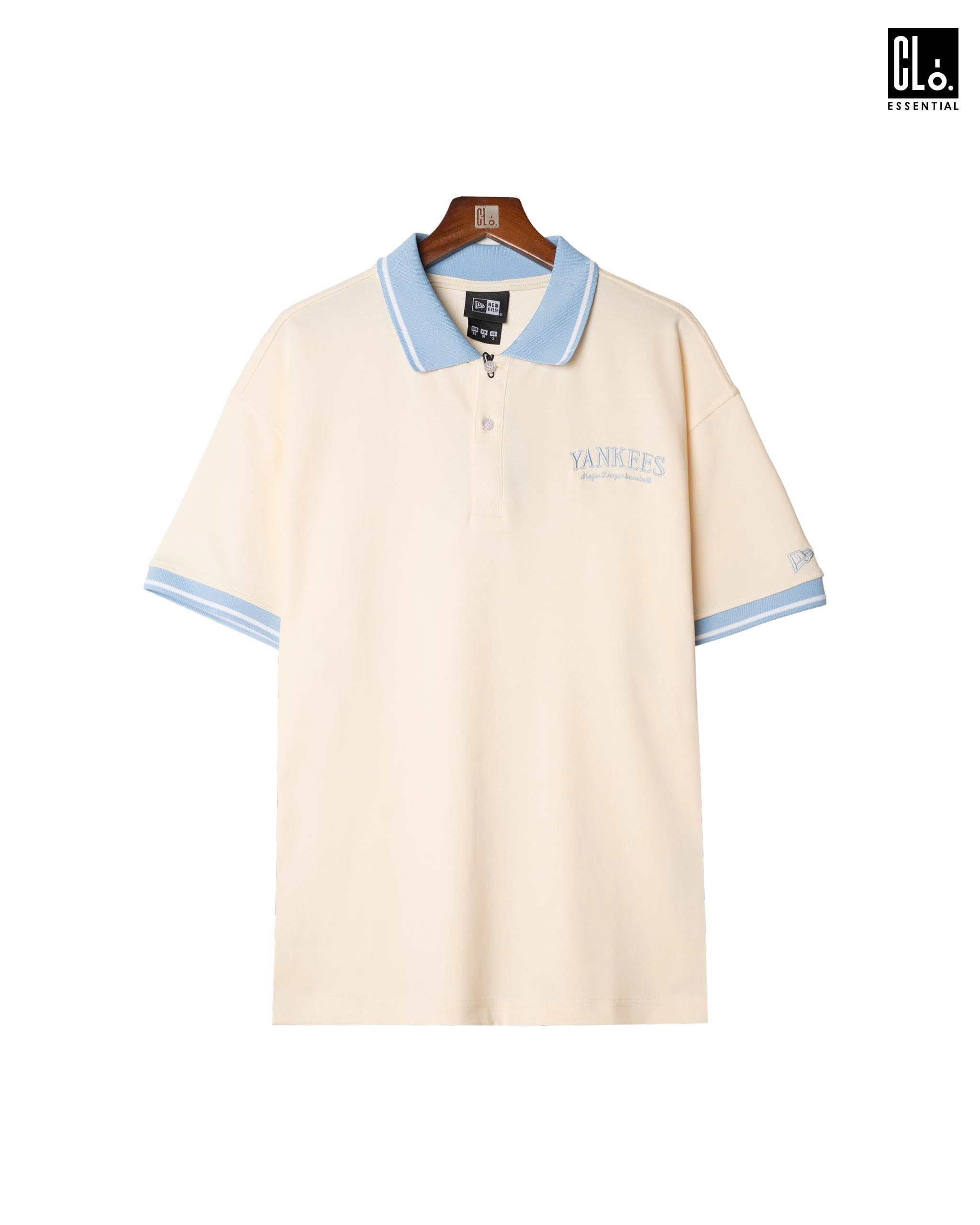 New Era, Ap MLB NewYork Yankees Polo - Cream