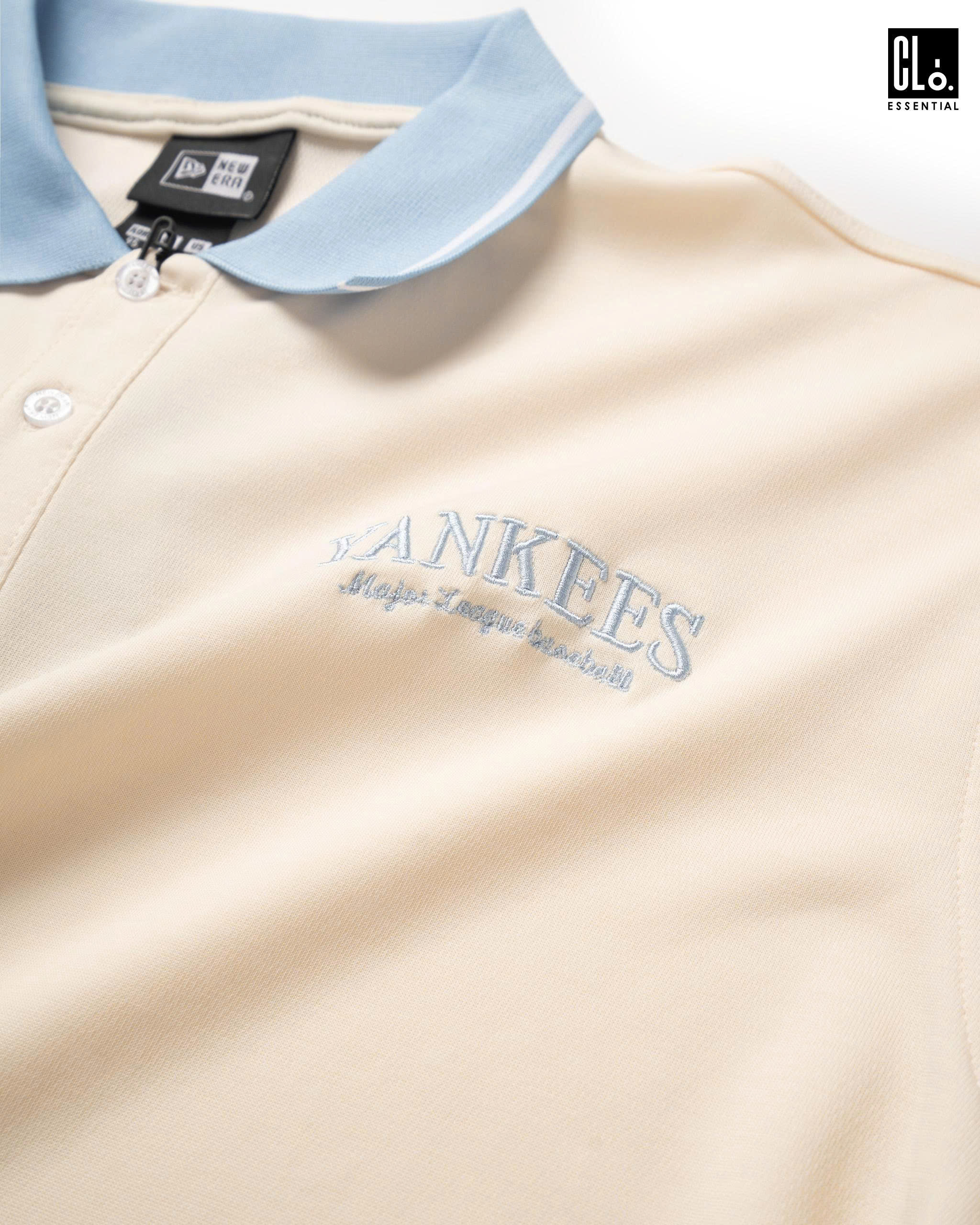 New Era, Ap MLB NewYork Yankees Polo - Cream